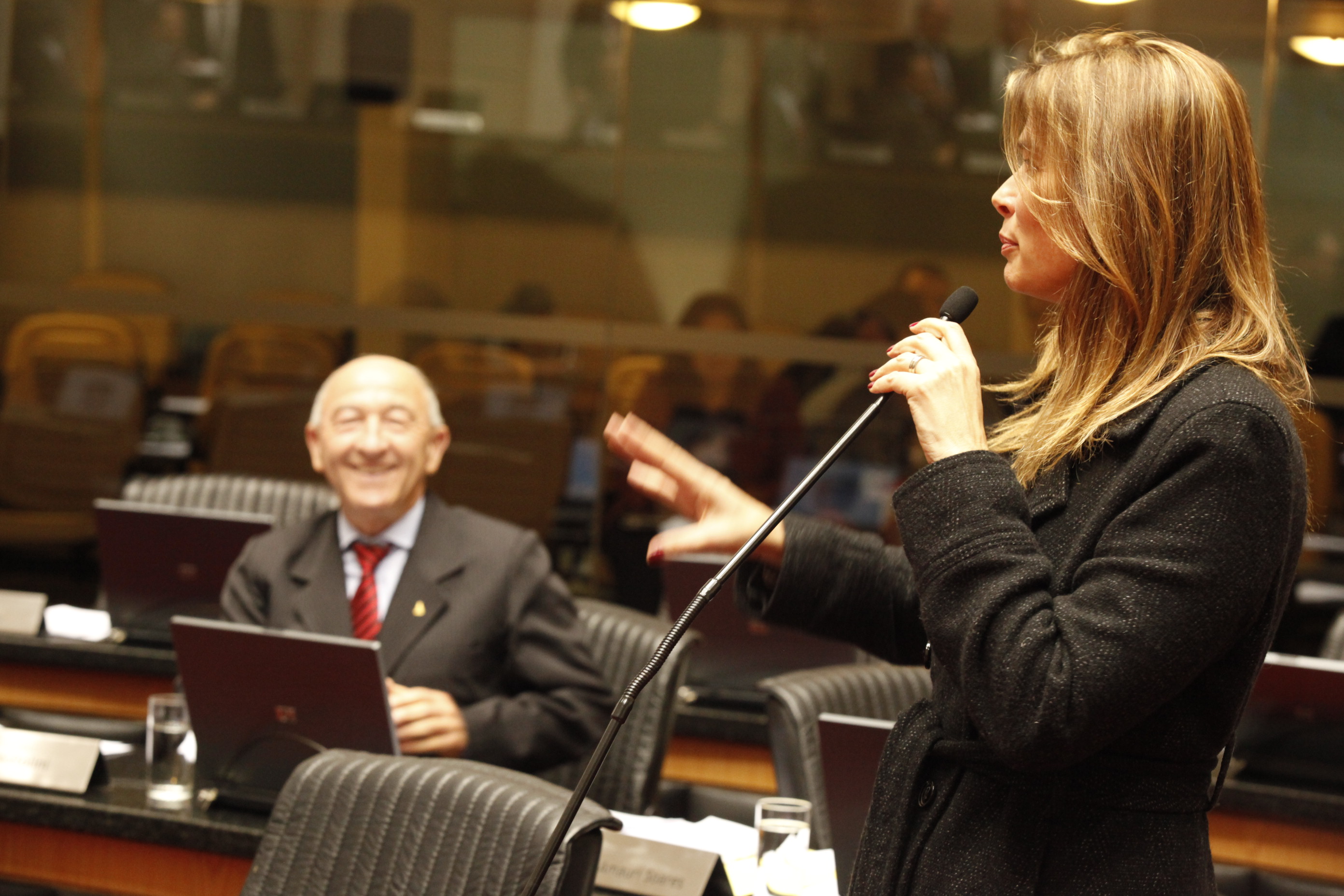 Sessão Ordinária - Plenário Osni Regis - Deputada: Angela Albino (PCdoB) - Foto: Carlos Kilian