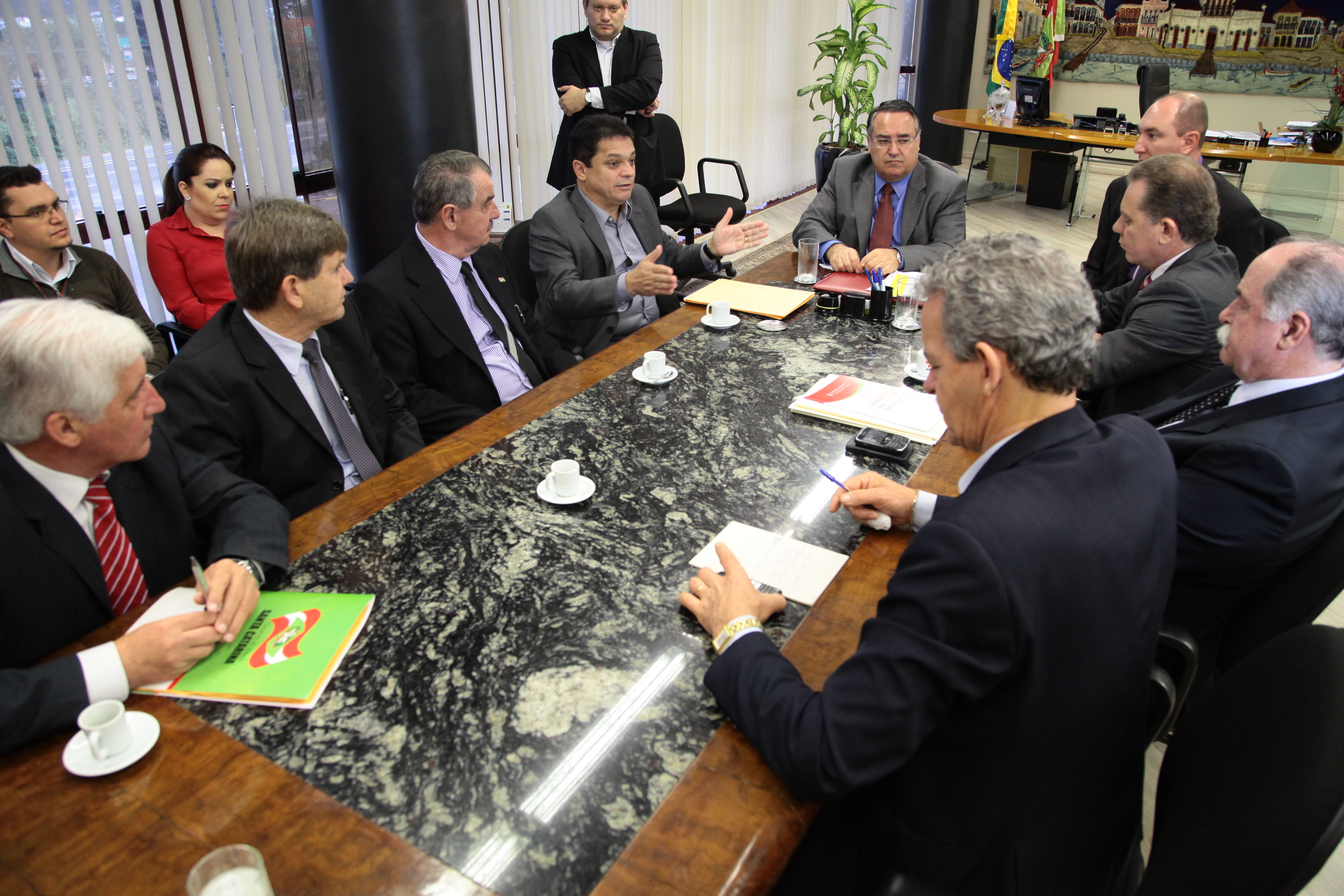 Entrega do Anteprojeto do novo Código Ambiental de SC - Centro Administrativo. Foto: Miriam Zomer