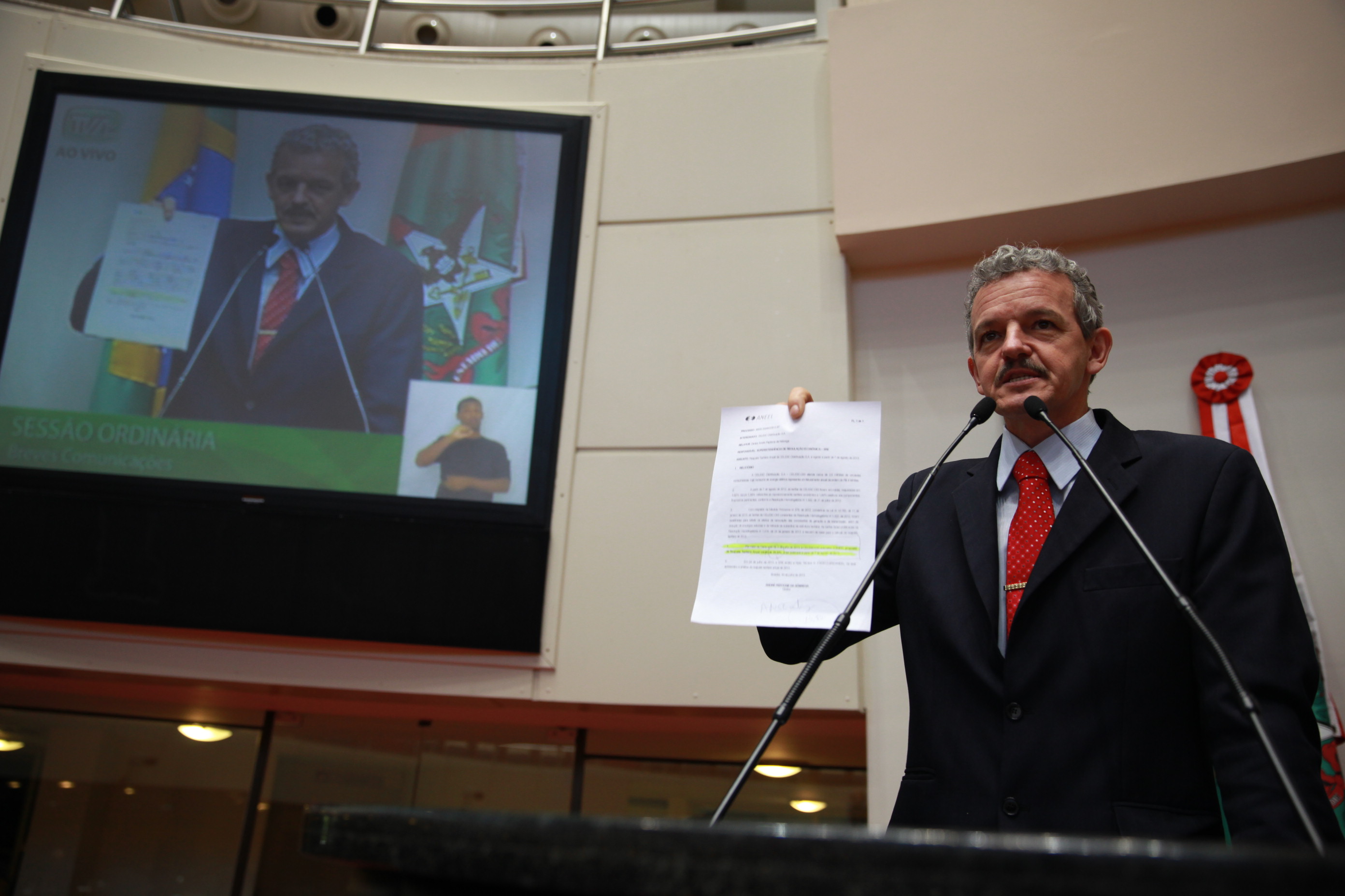 Sessão Ordinária - Plenário Osni Régis - Deputado: Dirceu Dresch (PT) - Foto: Lucas Gabriel Diniz