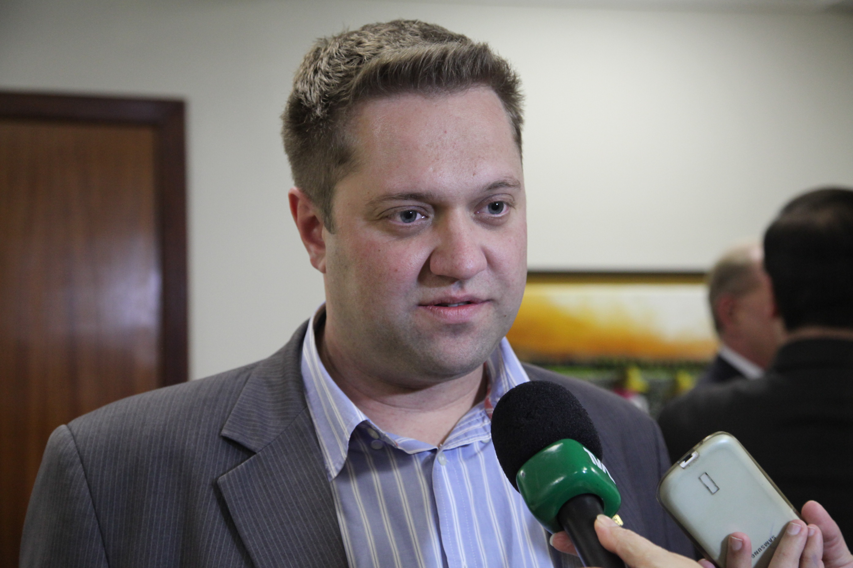 Visita do Coordenador da Juventude do Gabinete do Governo - Alan Alfredo Schöninger