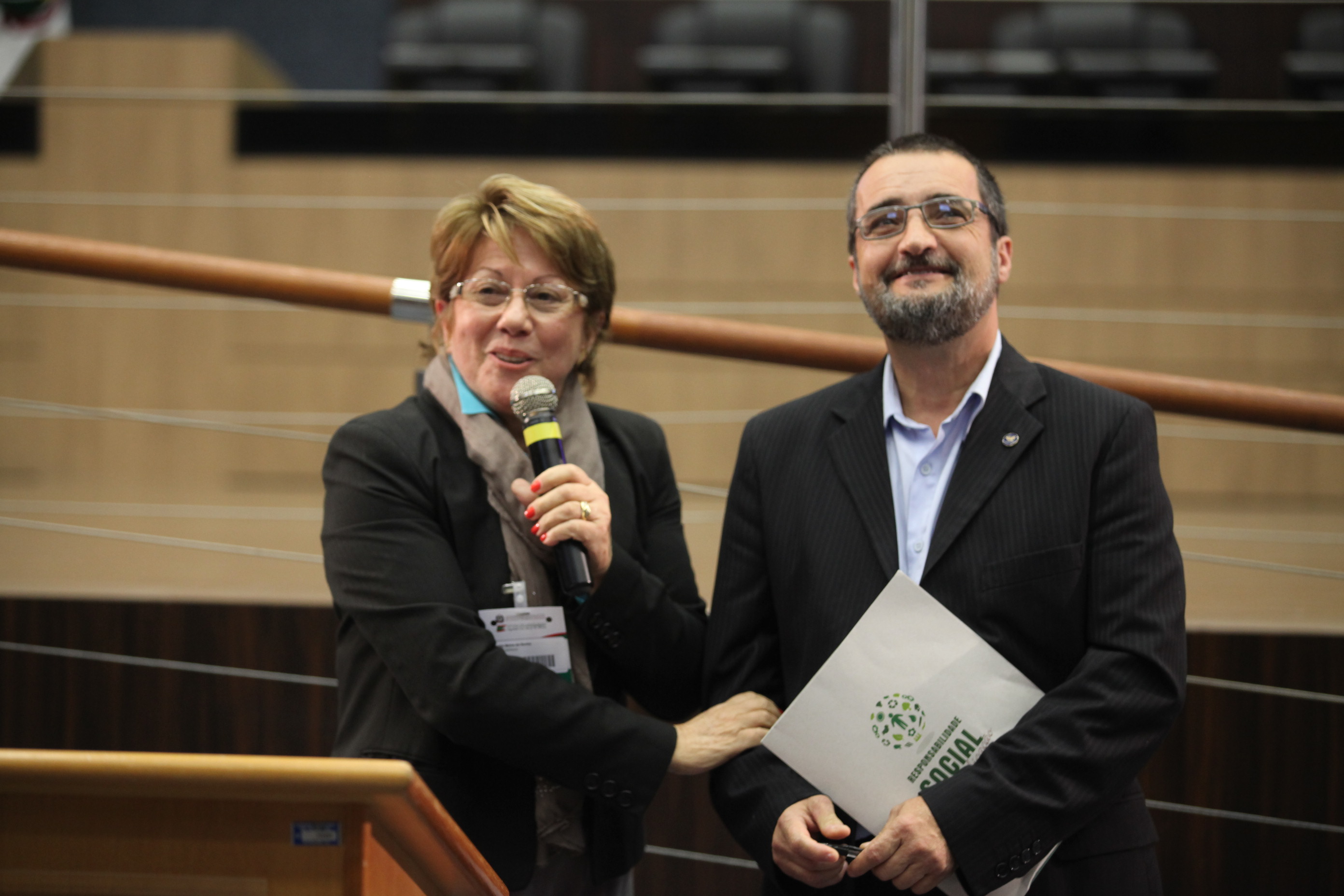 Seminário Responsabilidade Social - Amandia Borba e Pedro Floriano