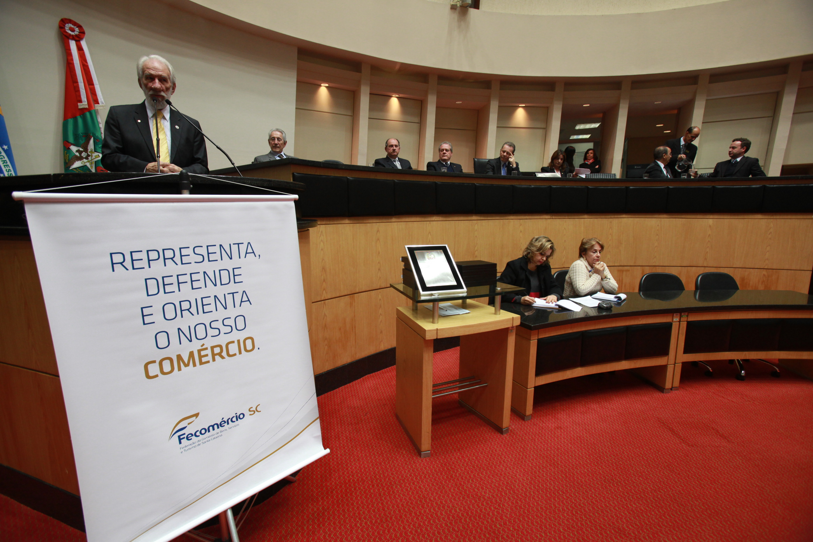 Homenagem Fecomércio - Darci Piana -  Foto: Lucas Gabriel Diniz