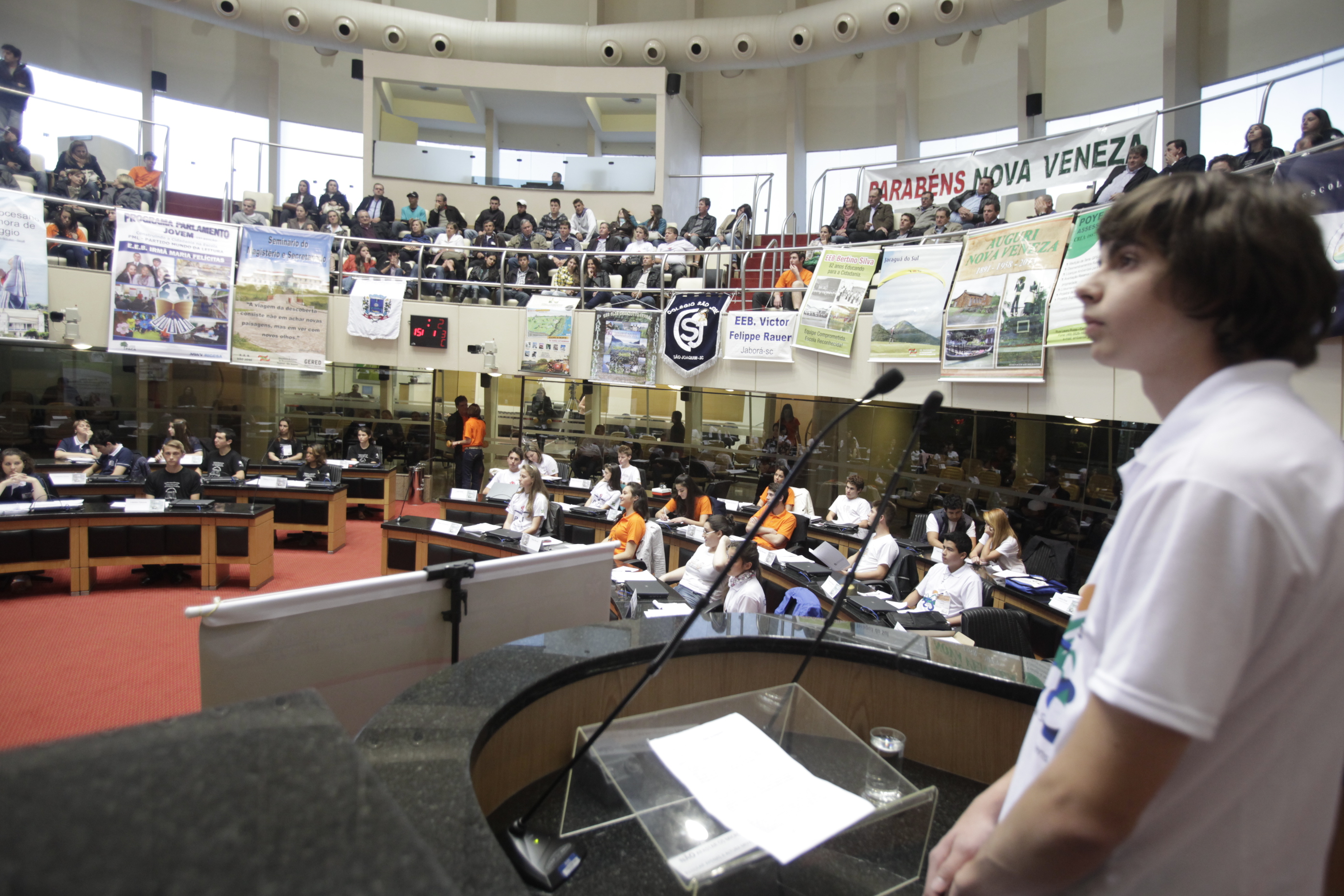 15ª Edição do Programa Parlamento Jovem - Fotos: Carlos Kilian