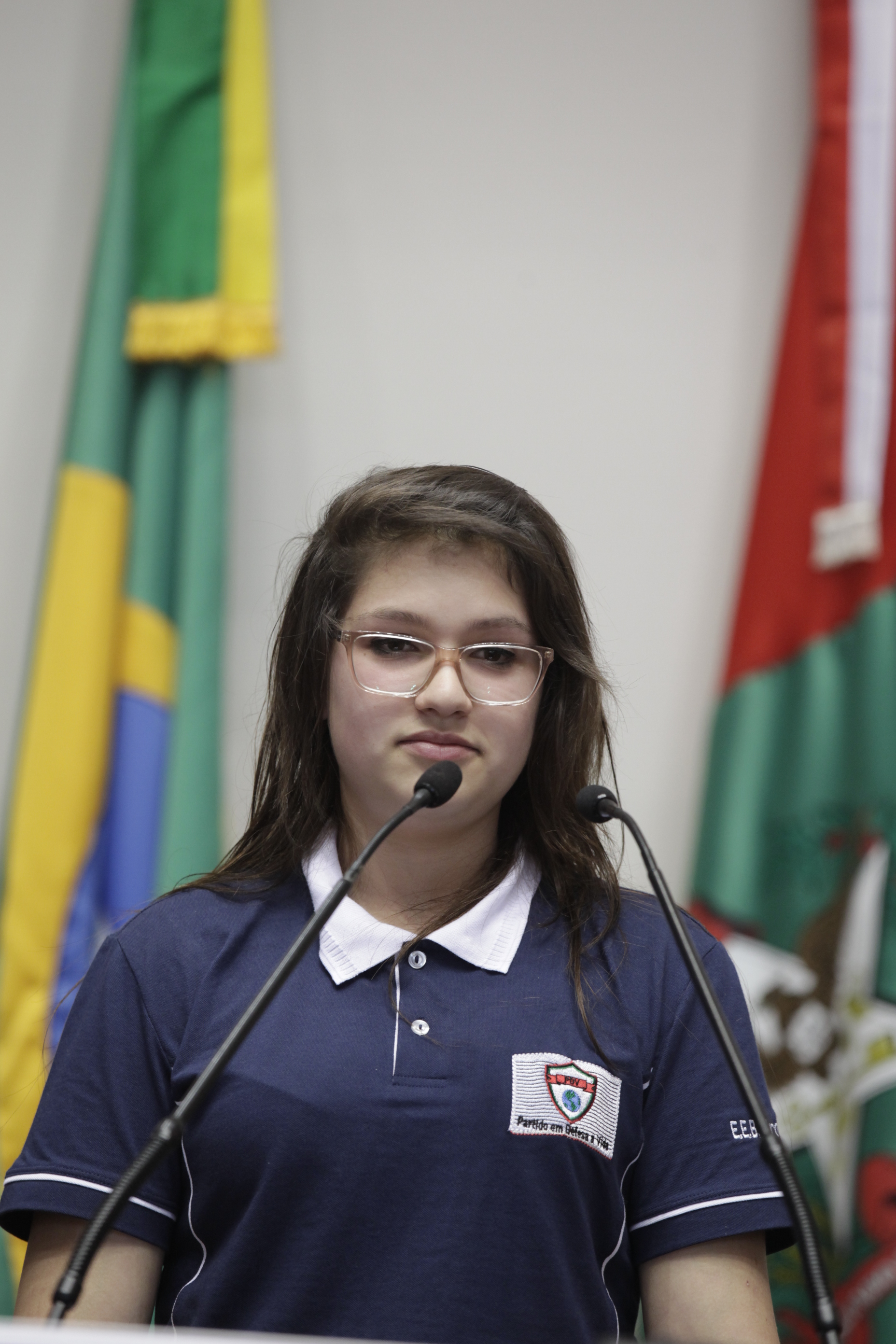 15ª Edição do Programa Parlamento Jovem - Micheli Dalmutt - Fotos: Carlos Kilian
