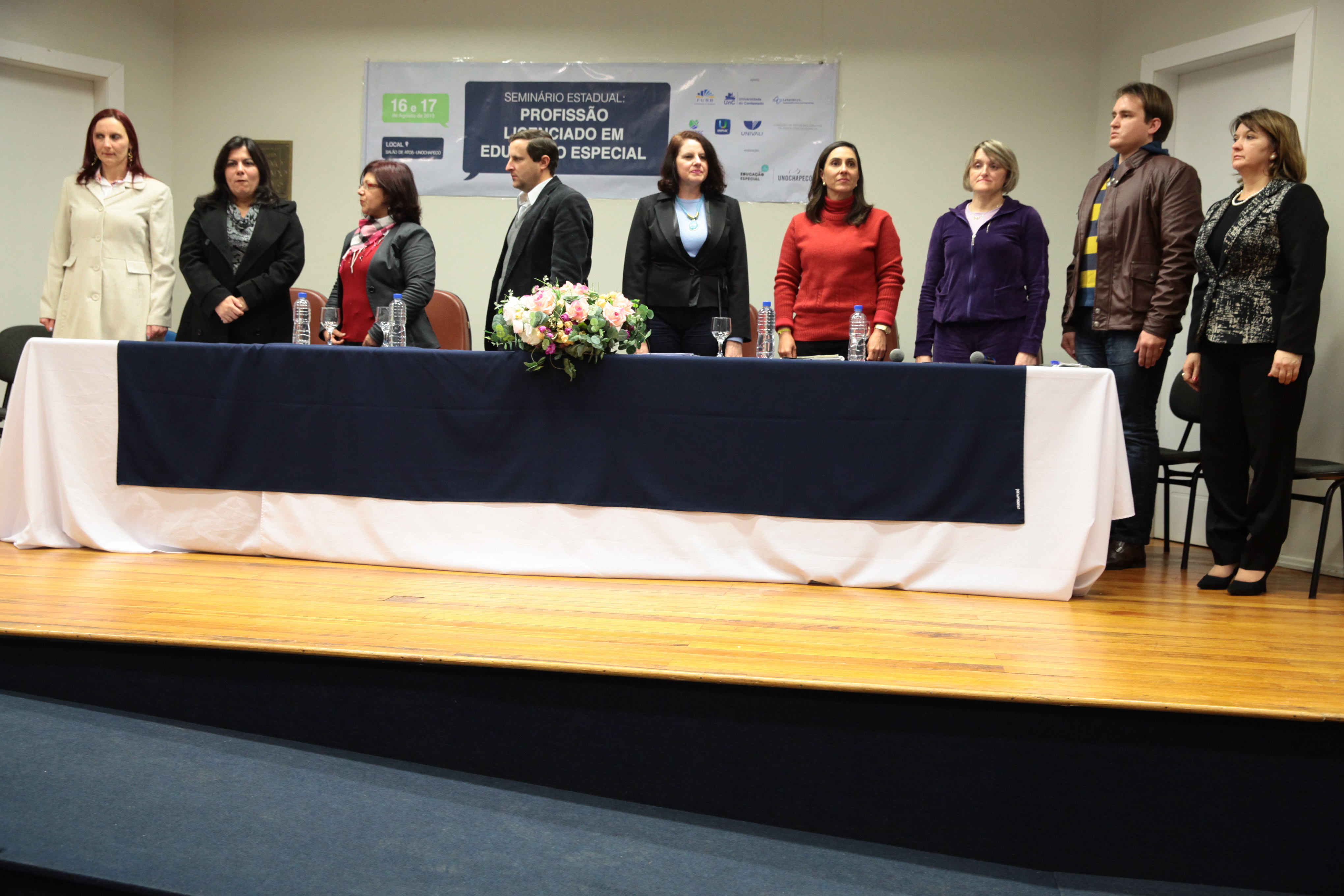 Seminário Estadual: Profissão Licenciado em Educação Especial em Chapecó. Foto: Miriam Zomer