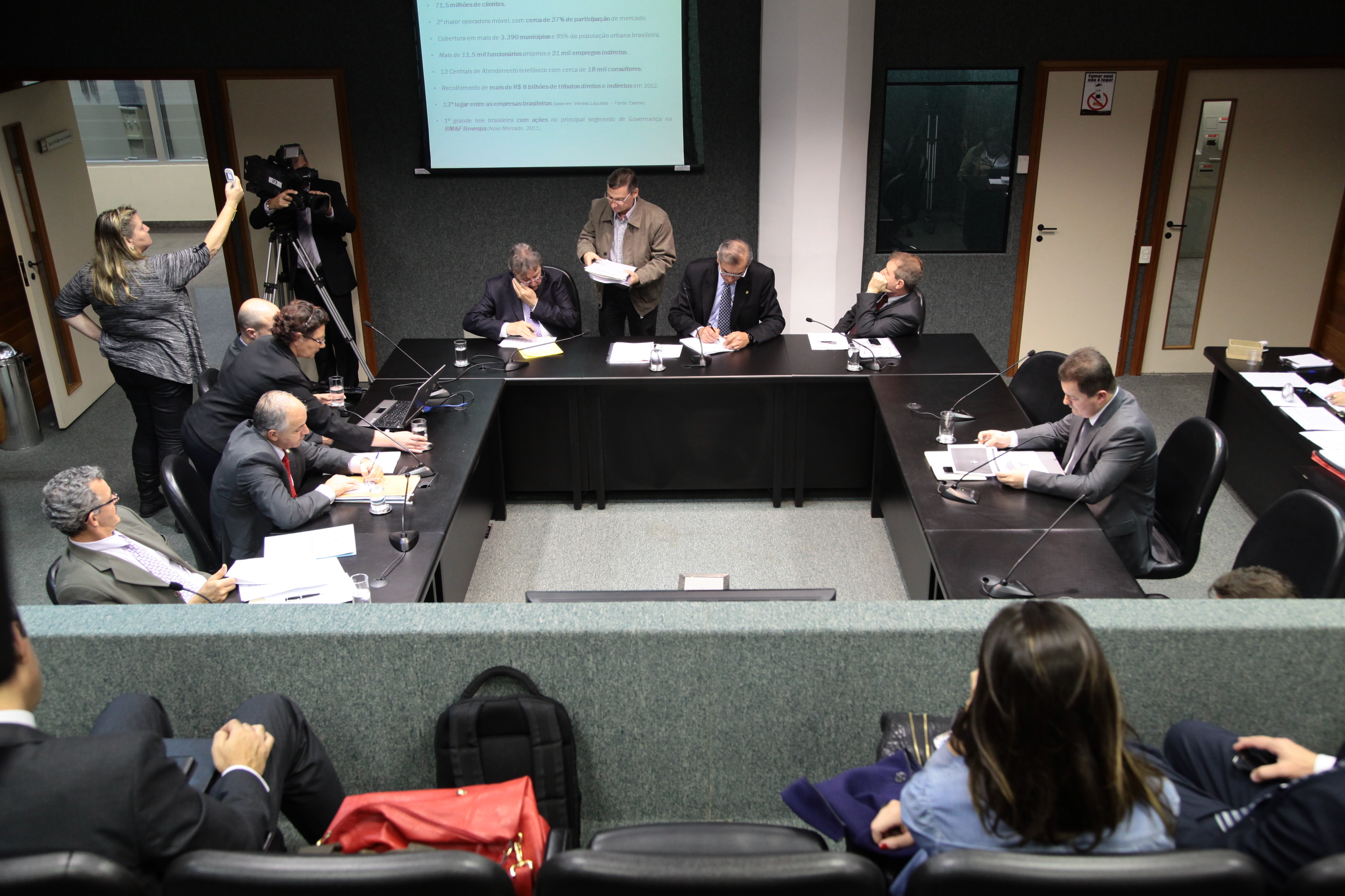 Reunião Ordinária da Comissão Parlamentar de Inquérito da CPI da Telefonia Móvel no Estado de Santa Catarina. Foto: Miriam Zomer