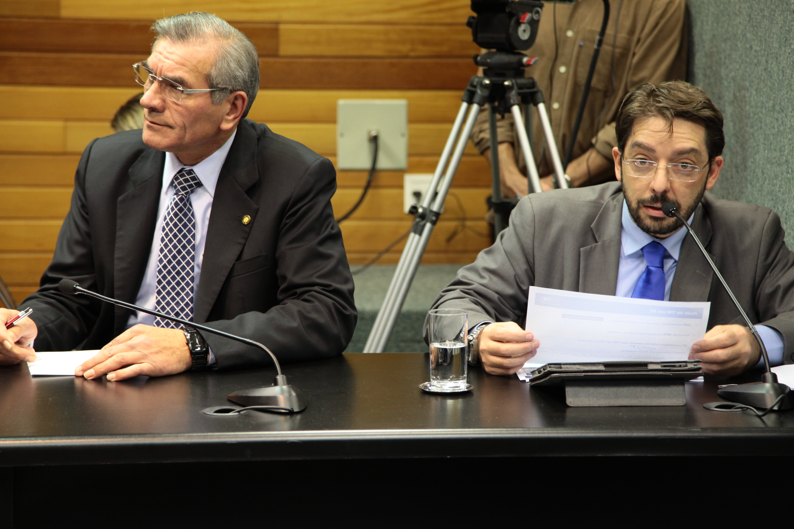 Reunião Ordinária da Comissão Parlamentar de Inquérito da CPI da Telefonia Móvel no Estado de Santa Catarina. Foto: Miriam Zomer