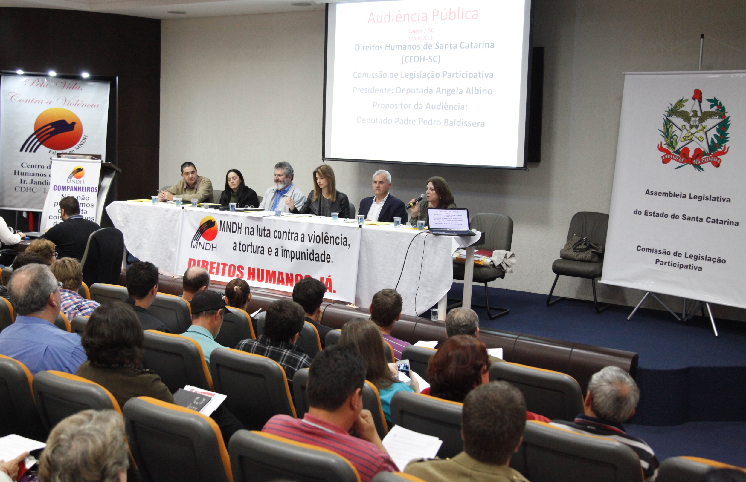 Audiencia Publica   Comissao de Legislacao Participativa   Direitos Humanos de Santa Catarina   Foto Carlos Kilian Agencia AL