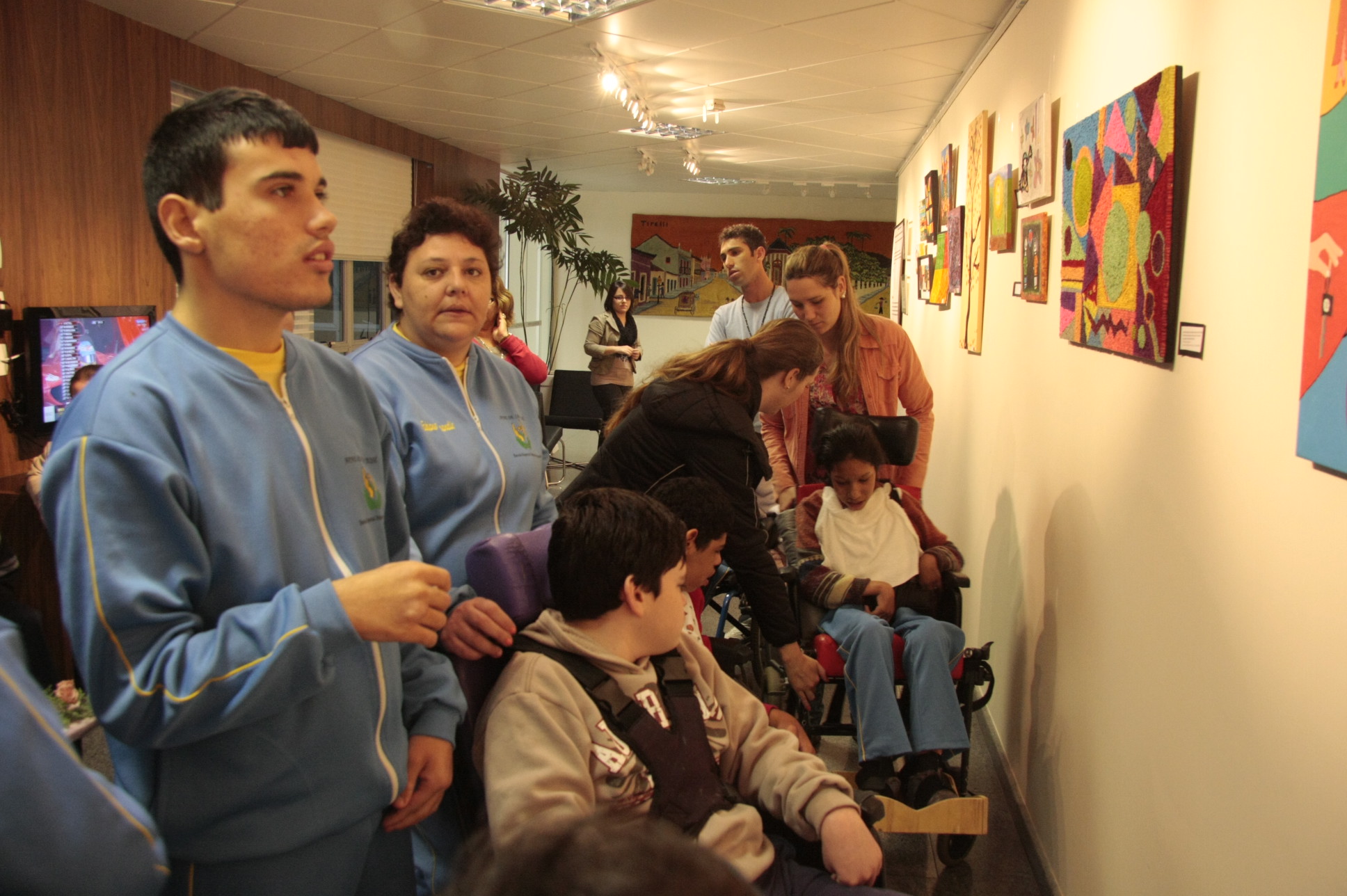Visita APAE São José. Foto: Eduardo Guedes de Oliveira