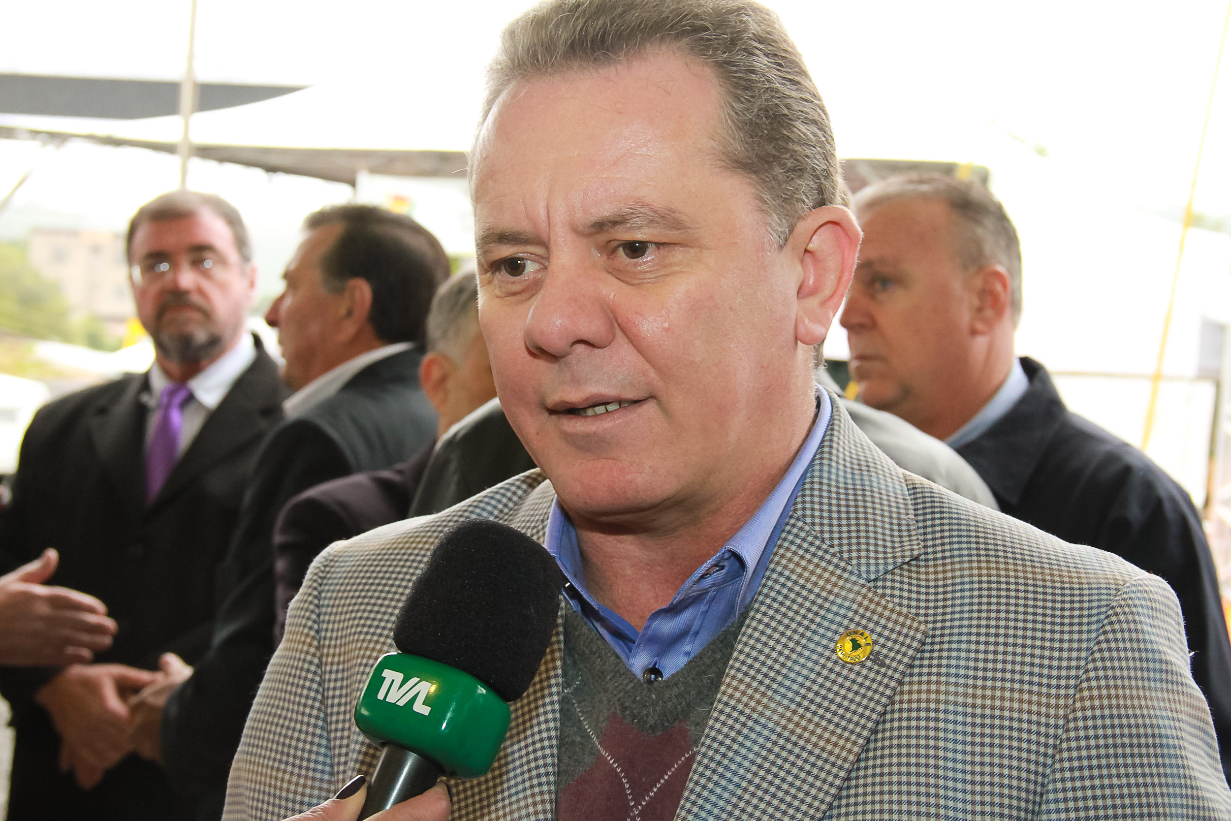 Deputado Joares Ponticelli (PP). Abertura das Festividades do Centenário de Orleans. Foto: Miriam Zomer