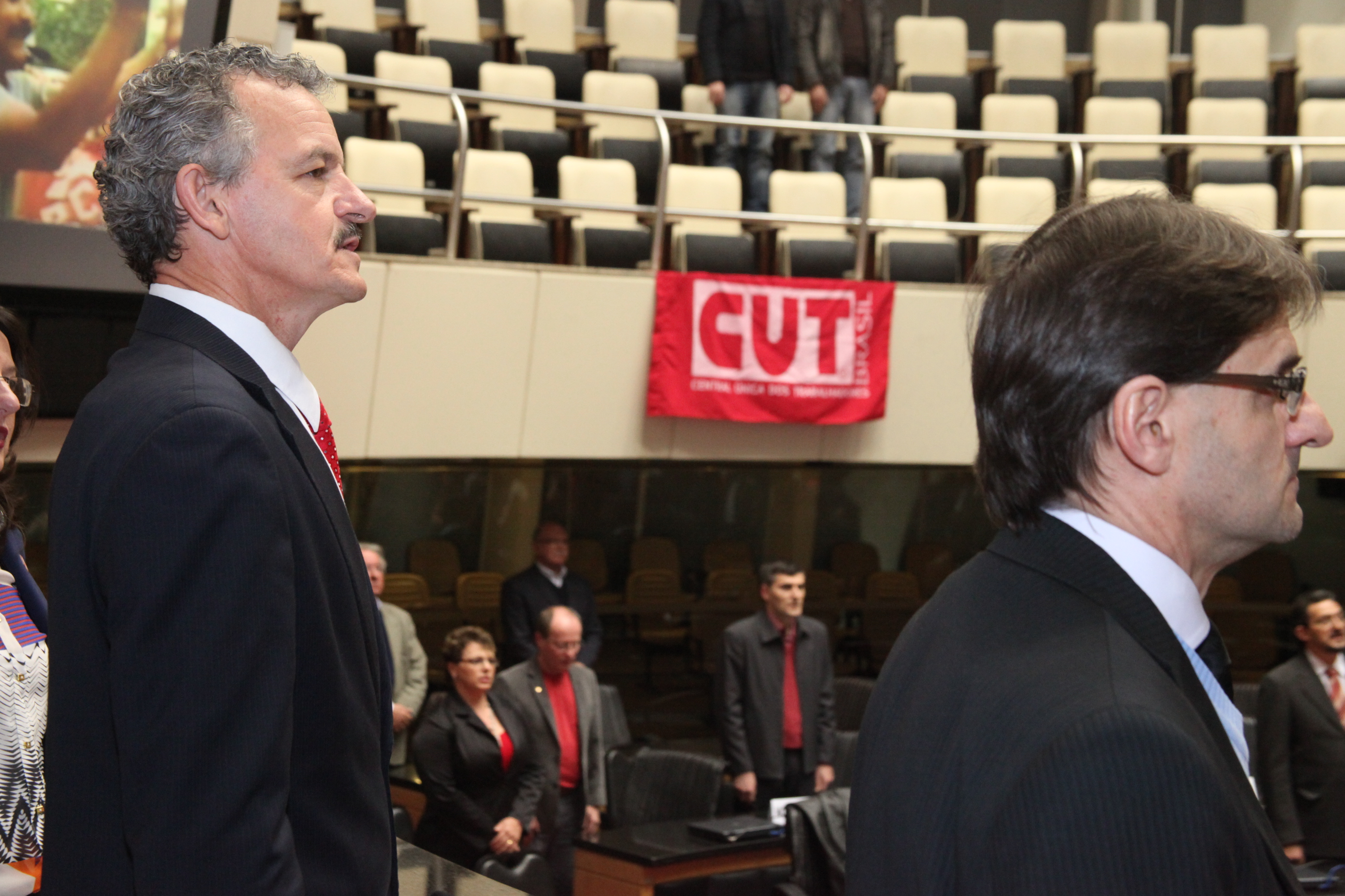 Homenagem aos 30 anos de fundação da CUT nacional. Foto: Fábio Queiroz