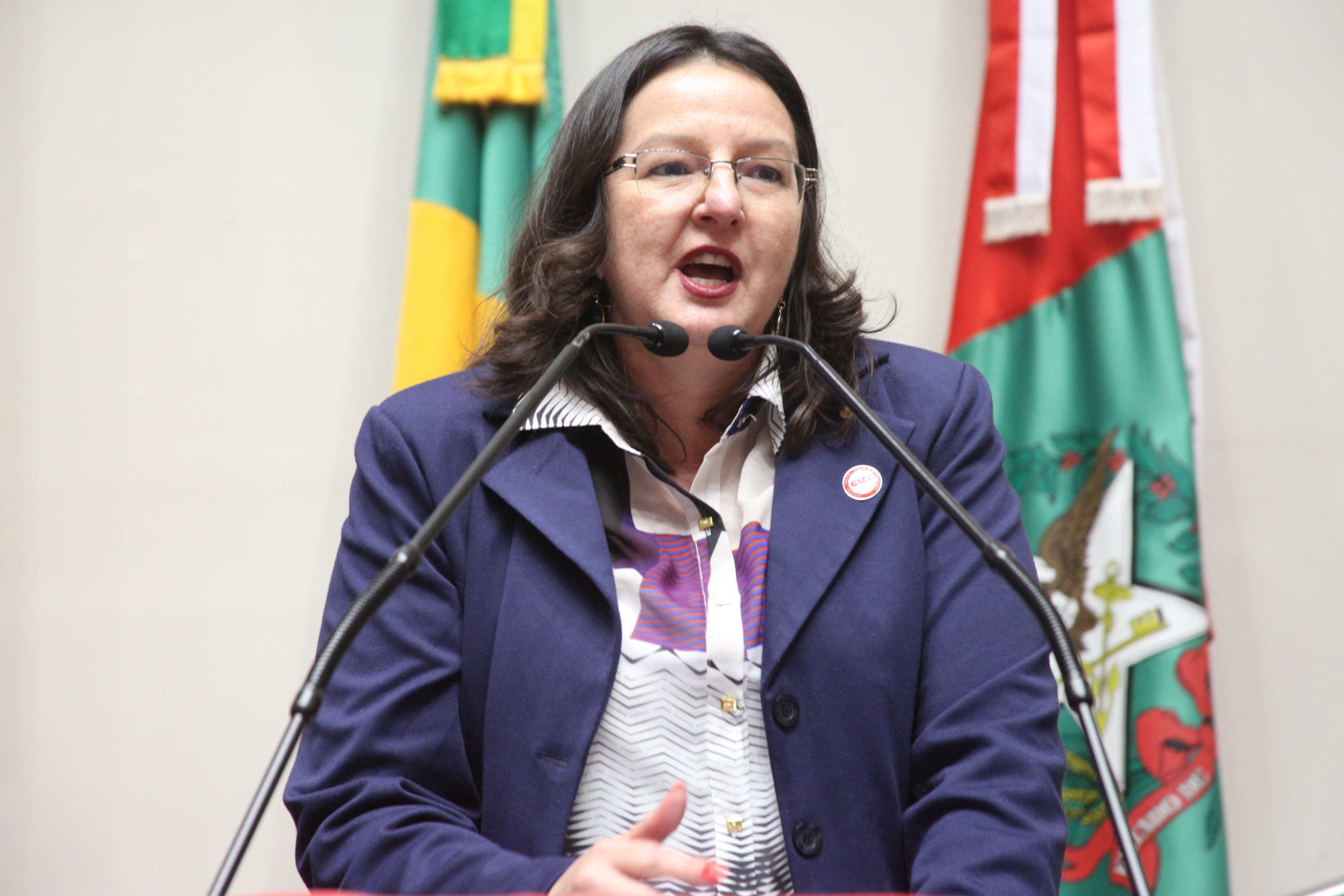 Homenagem aos 30 anos de fundação da CUT nacional. Foto: Fábio Queiroz