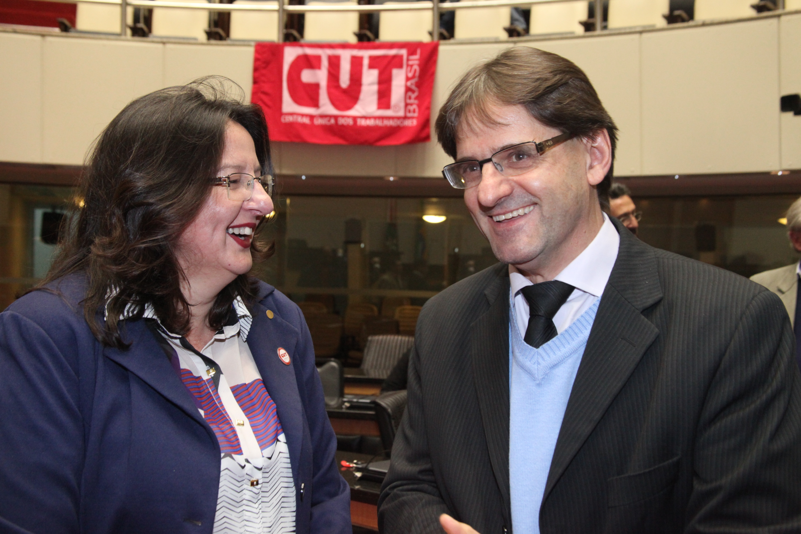 Homenagem aos 30 anos de fundação da CUT nacional. Foto: Fábio Queiroz