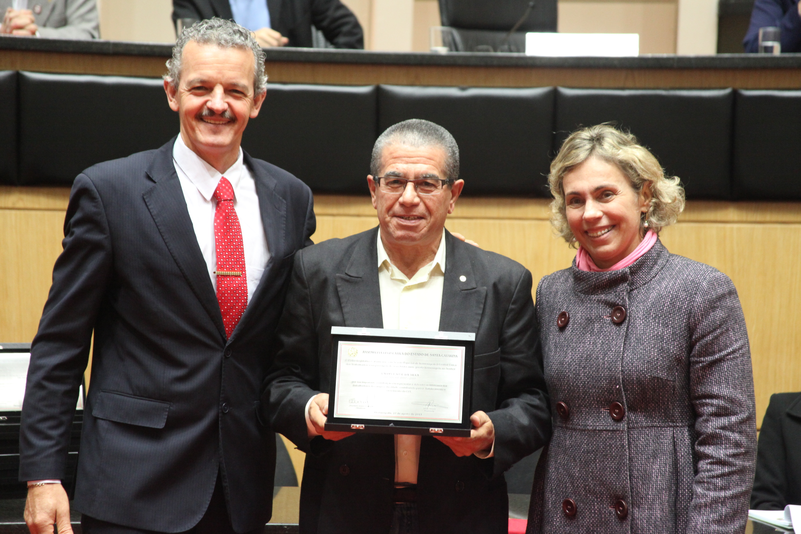 Homenagem aos 30 anos de fundação da CUT nacional. Foto: Fábio Queiroz