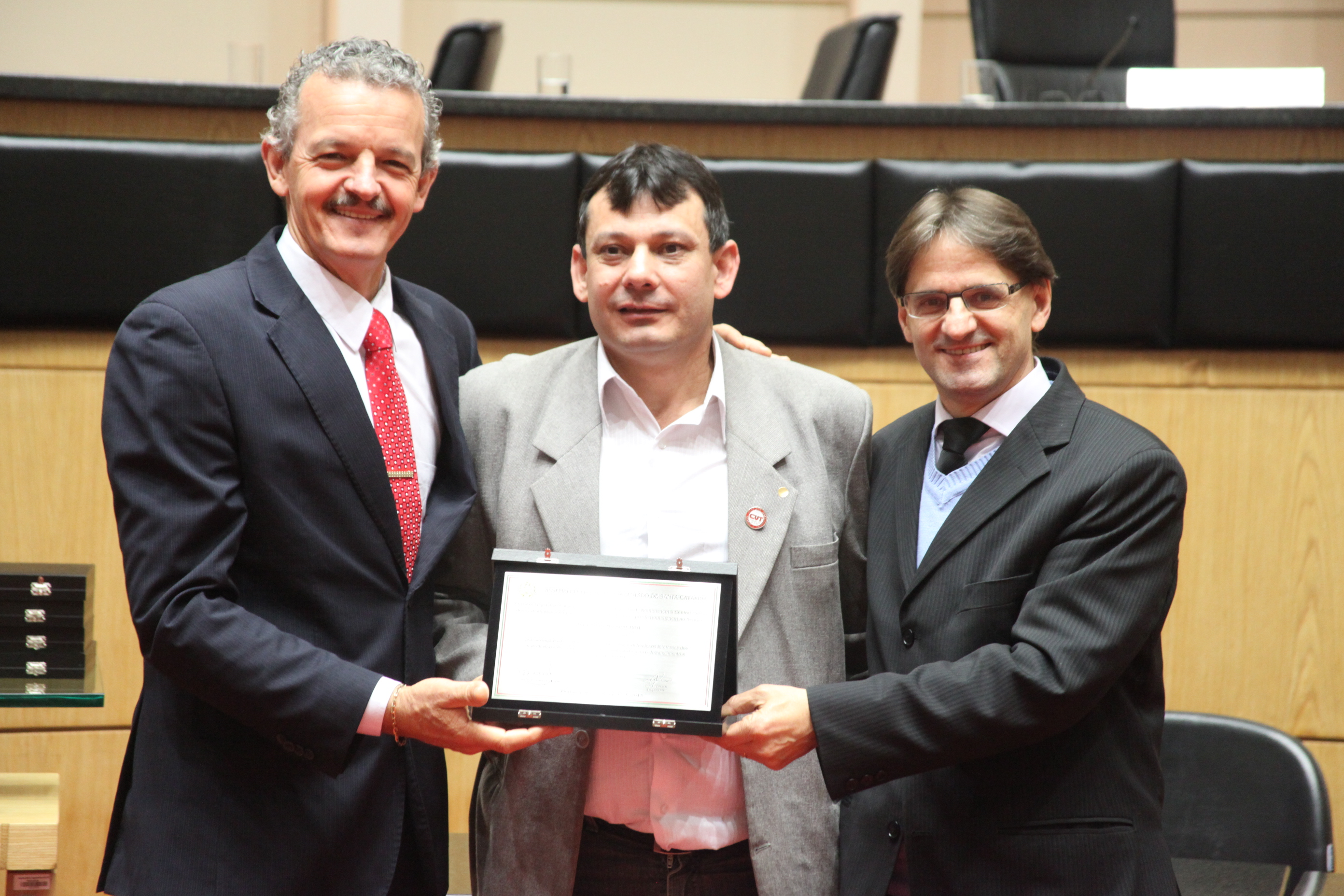 Homenagem aos 30 anos de fundação da CUT nacional. Foto: Fábio Queiroz