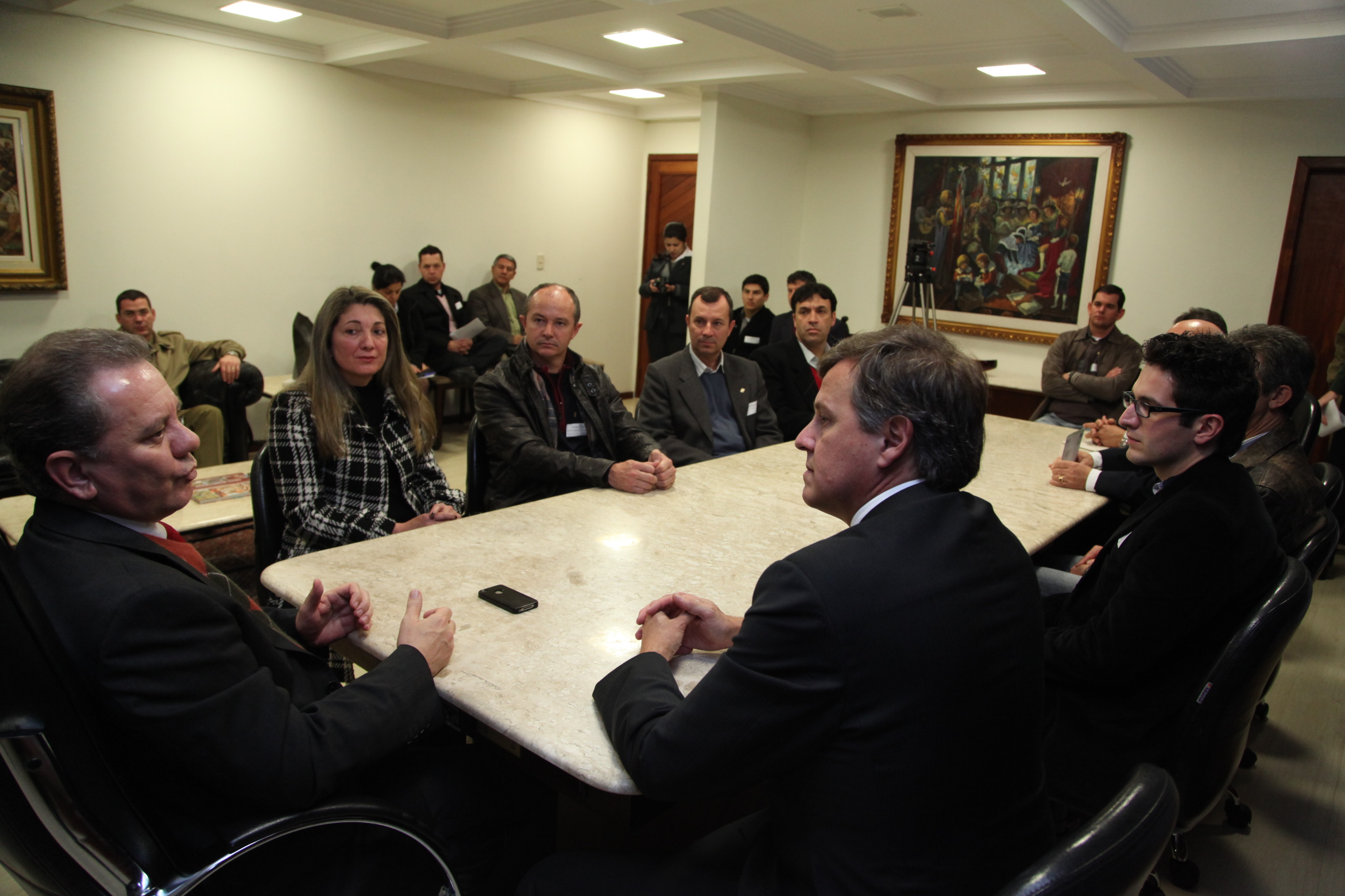 Visita dos Representantes do FCDL de SC