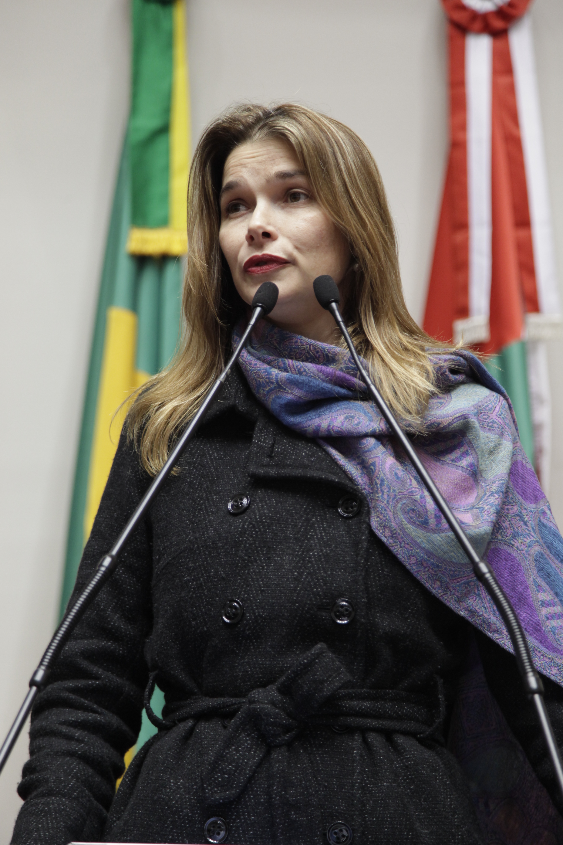 Sessão Ordinária - Plenário Osni Régis -Deputada Angela Albino (PCdoB)   - Foto: Carlos Kilian
