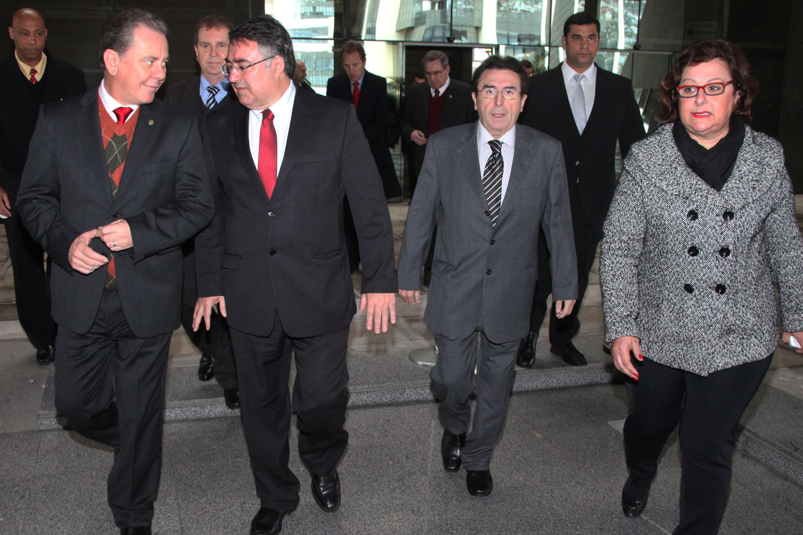 Assinatura do decreto que cria incentivos ao carvão mineral catarinense. Foto: Fábio Queiroz
