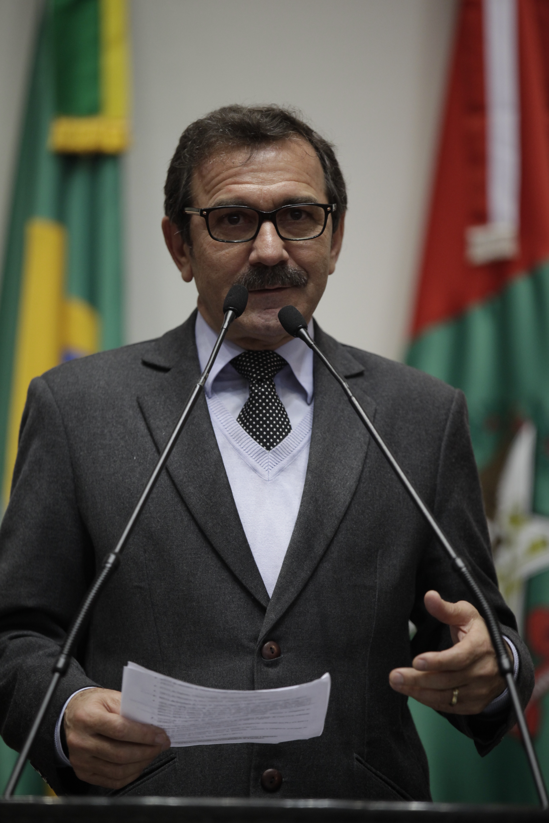 Sessão Ordinária - Plenário Osni Régis - Deputado Serafim Venzon (PSDB)  - Foto: Carlos Kilian