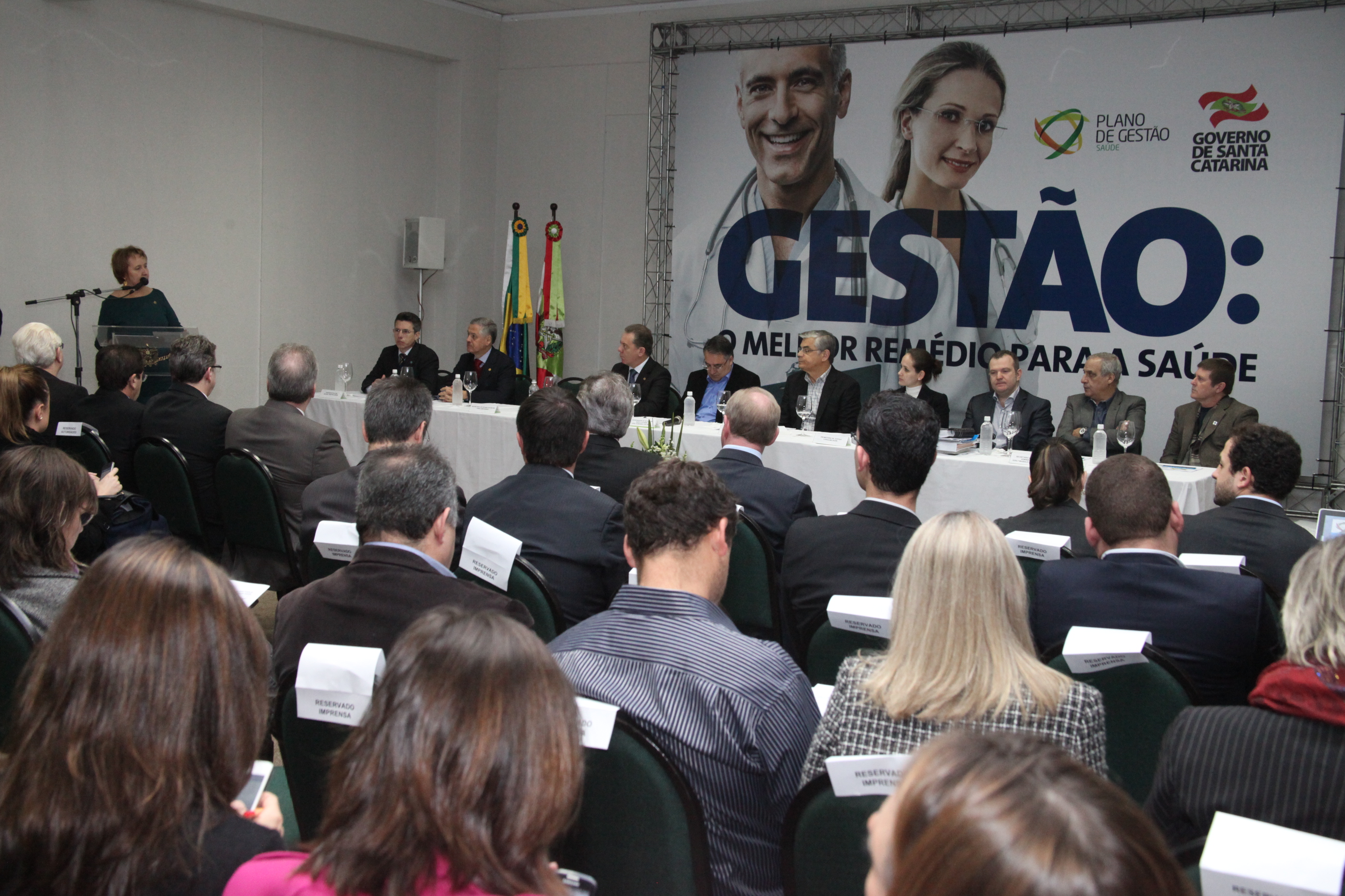 Lançamento do Plano de Gestão da Saúde. Foto: Fábio Queiroz