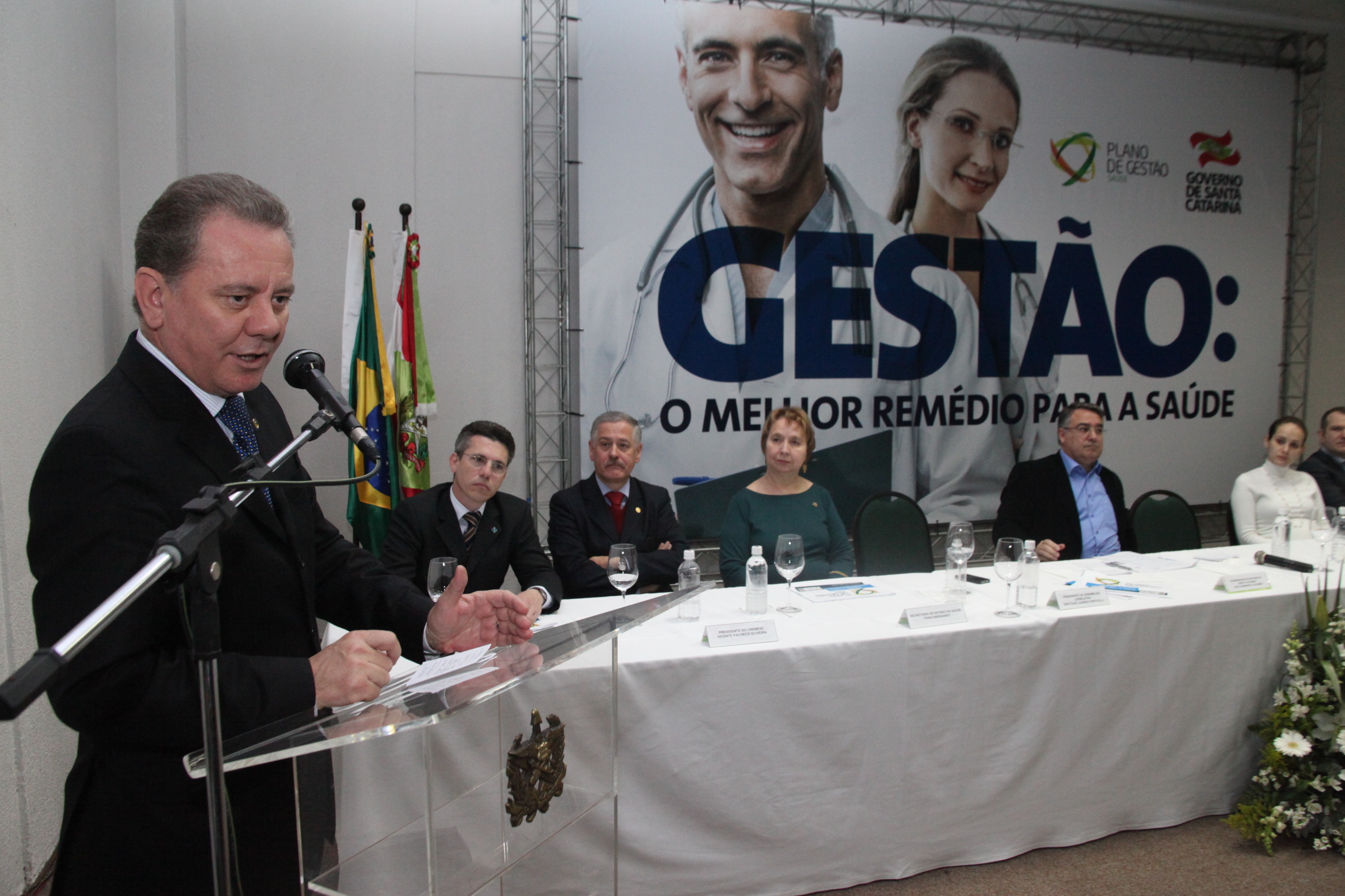 Lançamento do Plano de Gestão da Saúde. Foto: Fábio Queiroz