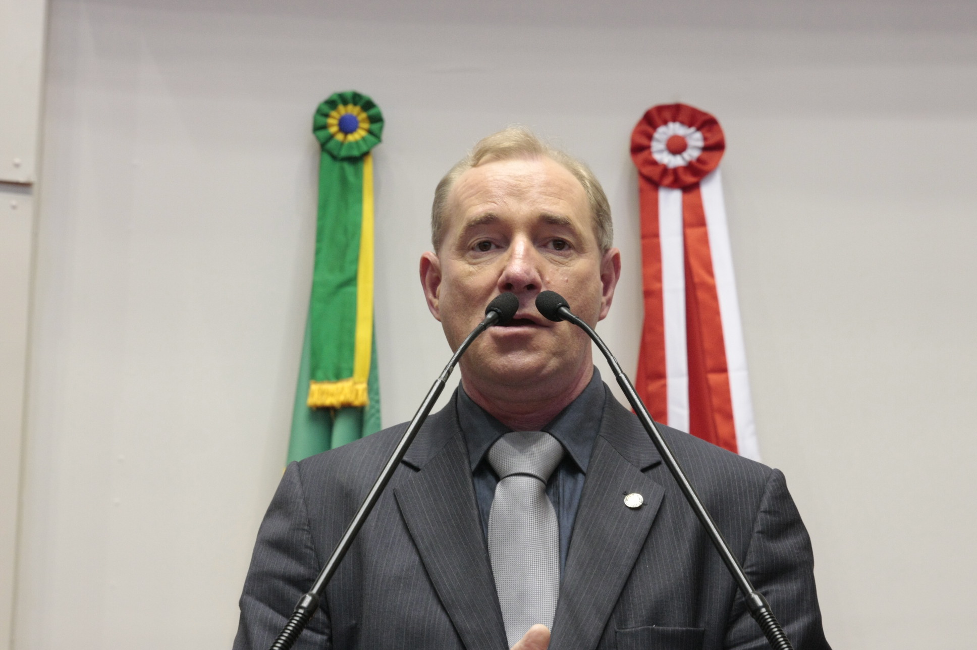 Dep. Aldo Schneider. Sessão Ordinária - Plenário Deputado Osni Régis. Foto: Eduardo Guedes de Oliveira.