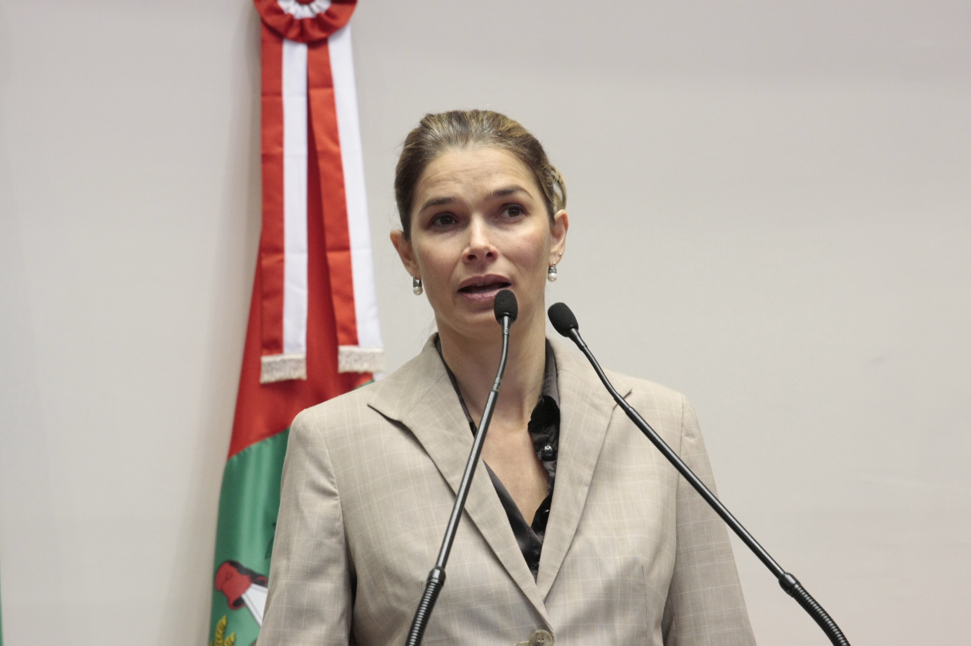 Dep. Angela Albino. Sessão Ordinária - Plenário Deputado Osni Régis. Foto: Eduardo Guedes de Oliveira.