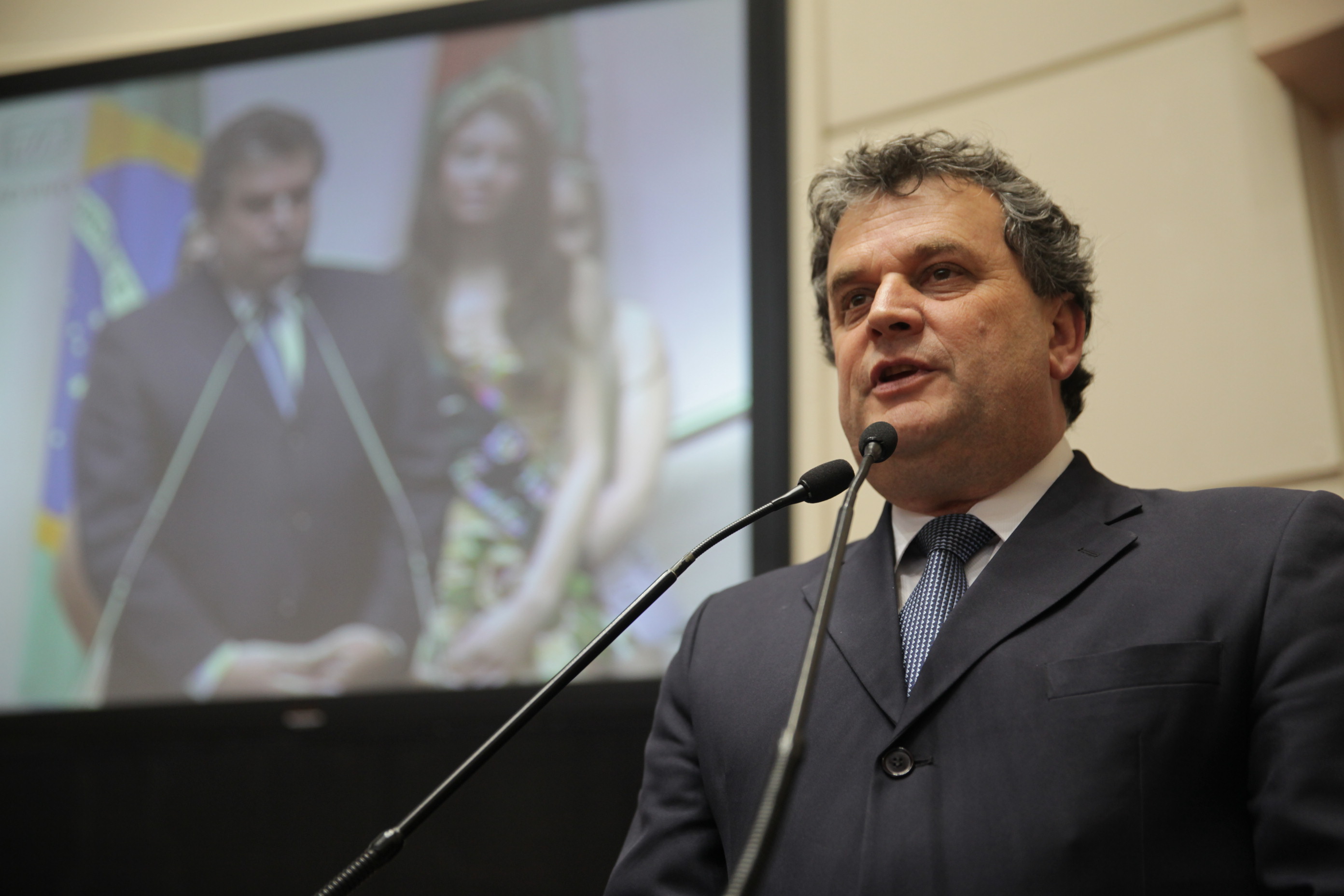 Sessão Ordinária - Plenário Osni Régis - Prefeito de Canoinhas Beto Faria - Foto: Lucas Gabriel Diniz