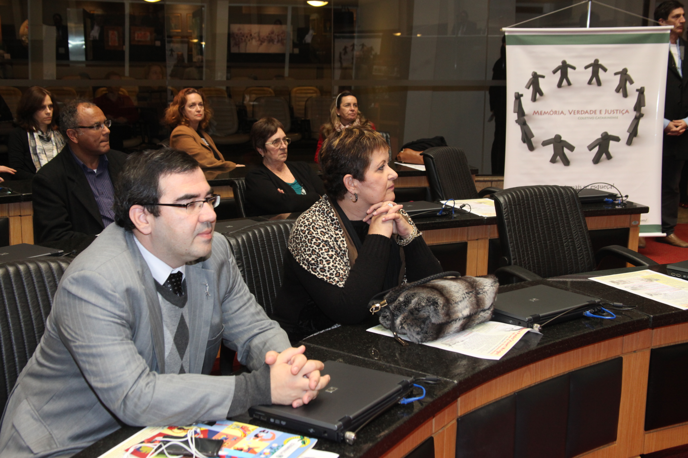 Sessão Especial em homenagem ao deputado assassinado pela ditadura militar brasileira Paulo Stuart Wright, cujo mandato foi cassado pela Assembleia Legislativa de SC. Foto: Fábio Queiroz