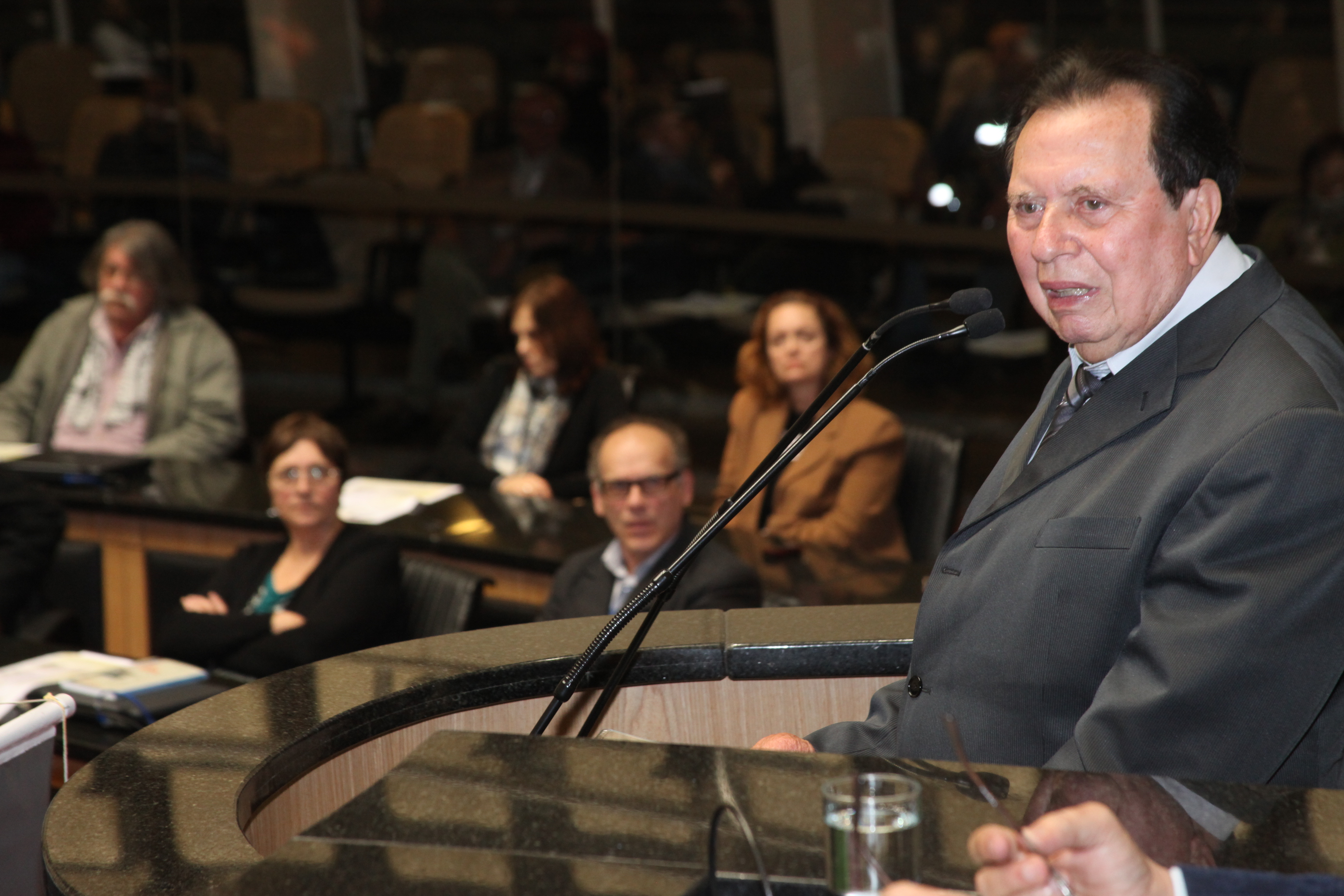 Sessão Especial em homenagem ao deputado assassinado pela ditadura militar brasileira Paulo Stuart Wright, cujo mandato foi cassado pela Assembleia Legislativa de SC. Foto: Fábio Queiroz