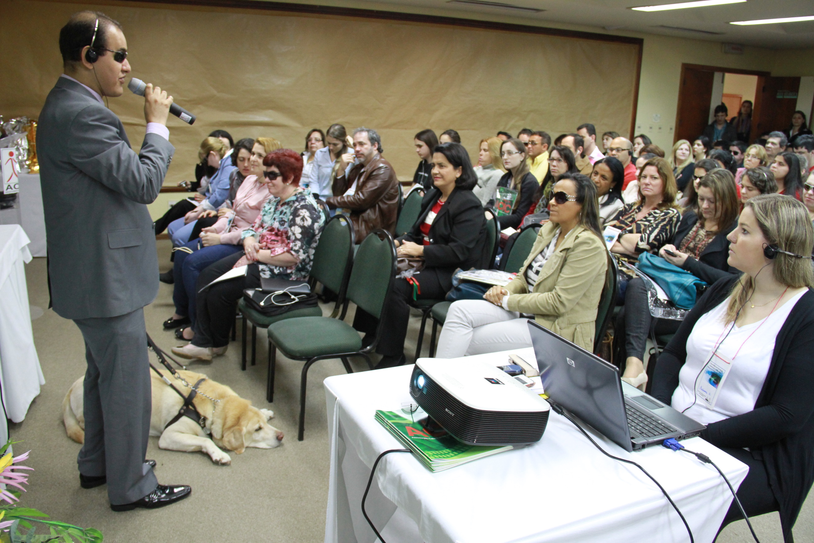 I Seminário de Tecnologia Assistida e Cidadania da Pessoa com Deficiência Visual. Alberto Pereira. Foto: Miriam Zomer