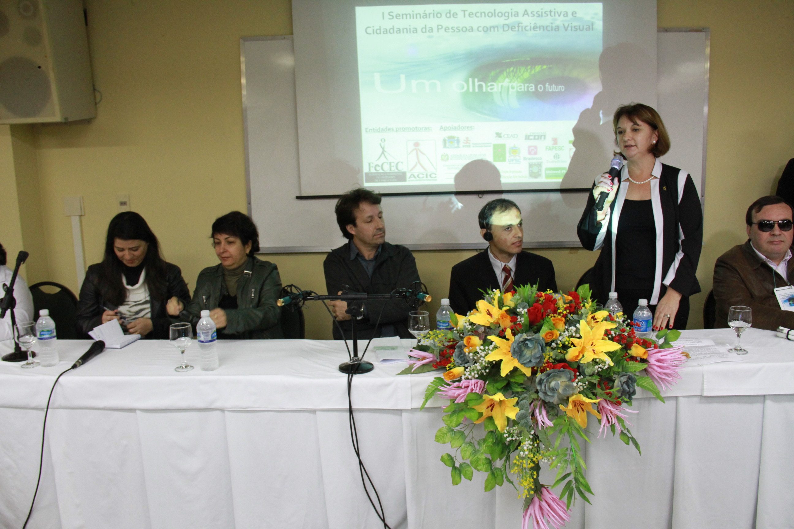 I Seminário de Tecnologia Assistida e Cidadania da Pessoa com Deficiência Visual. Foto: Miriam Zomer