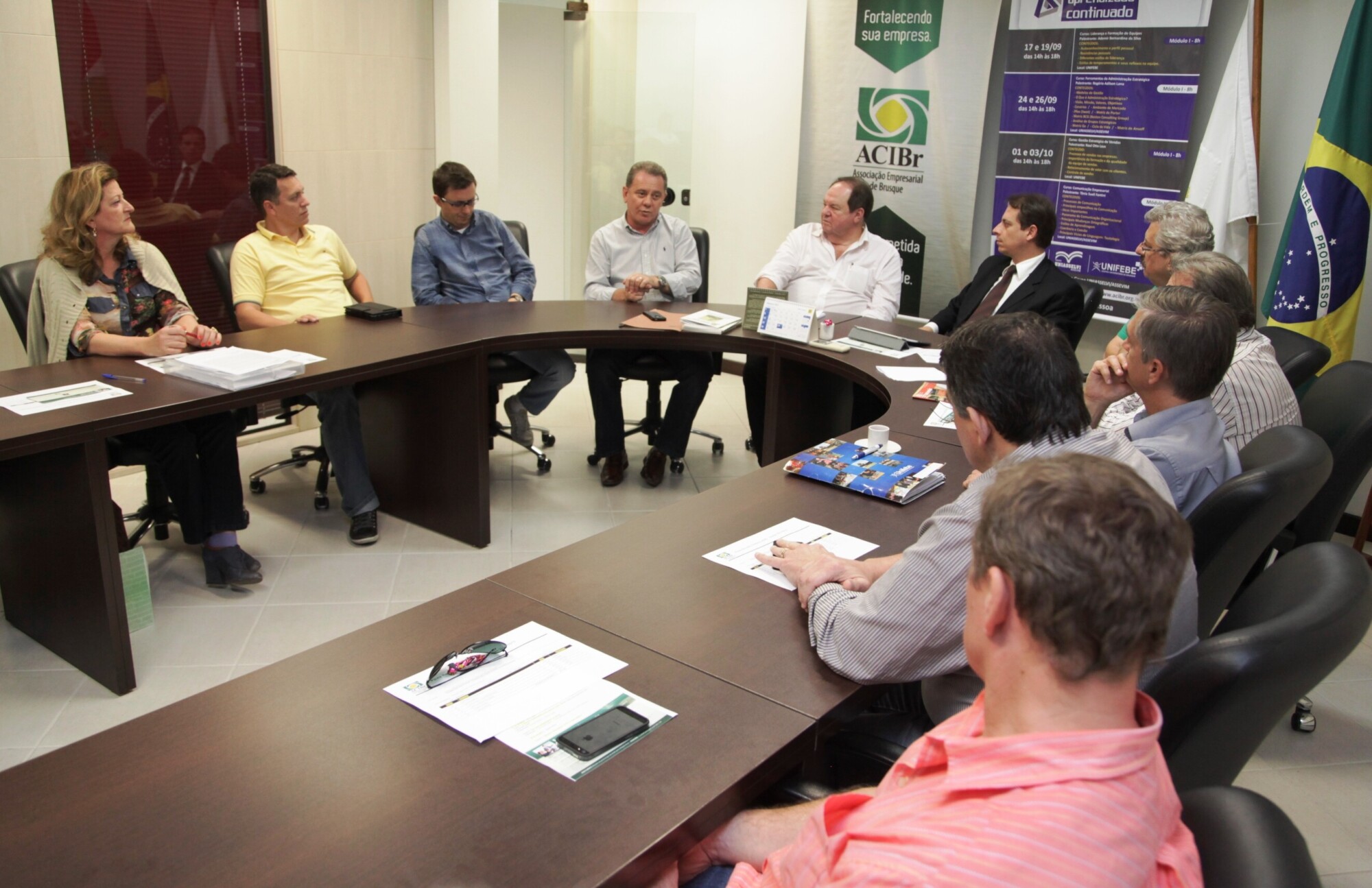 Ponticelli fala a empresários sobre reforma política e investimentos públicos