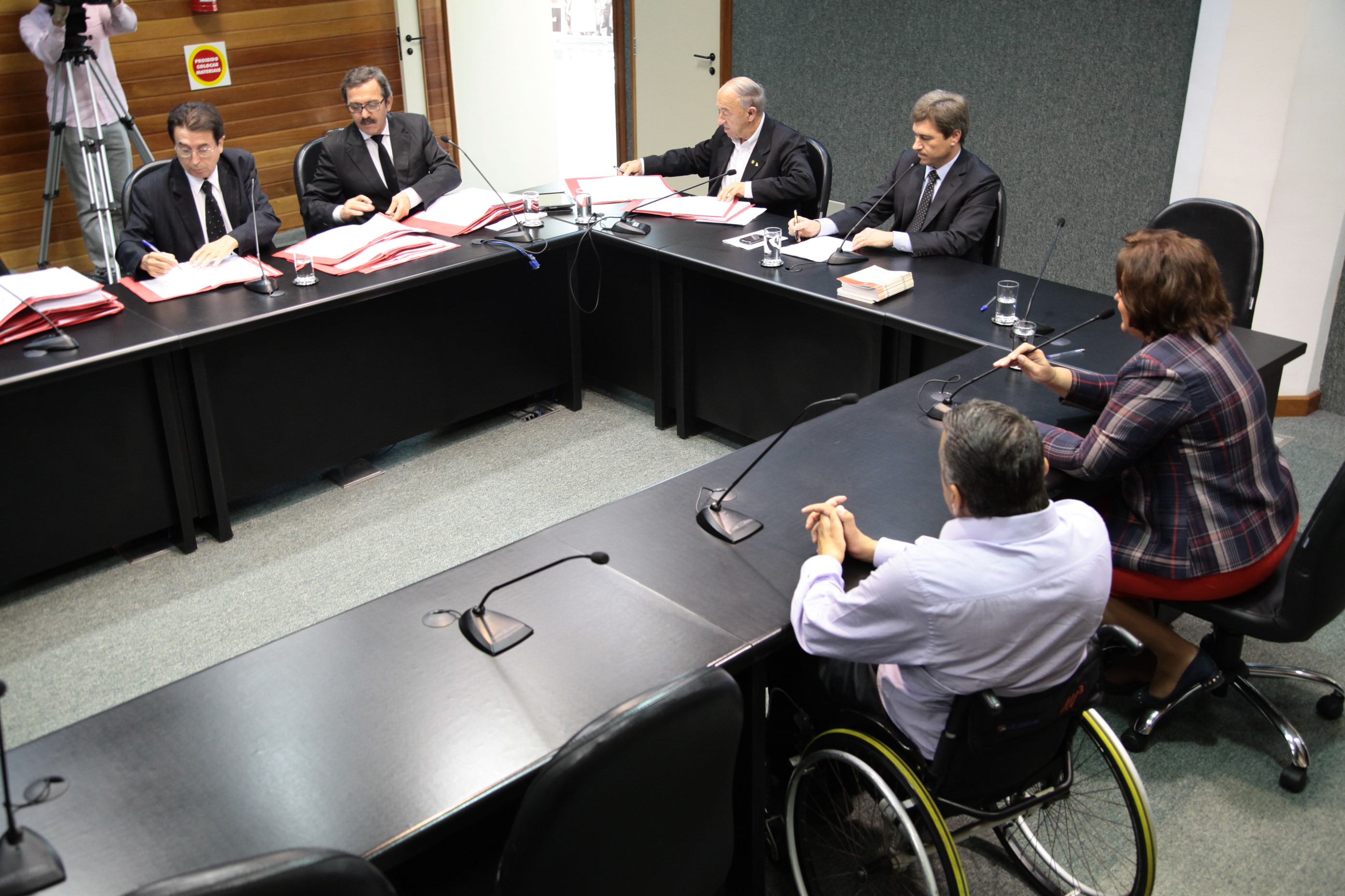Reunião da Comissão de Defesa dos Direitos da Pessoa com Deficiência. Foto: Miriam Zomer/ Agência AL.