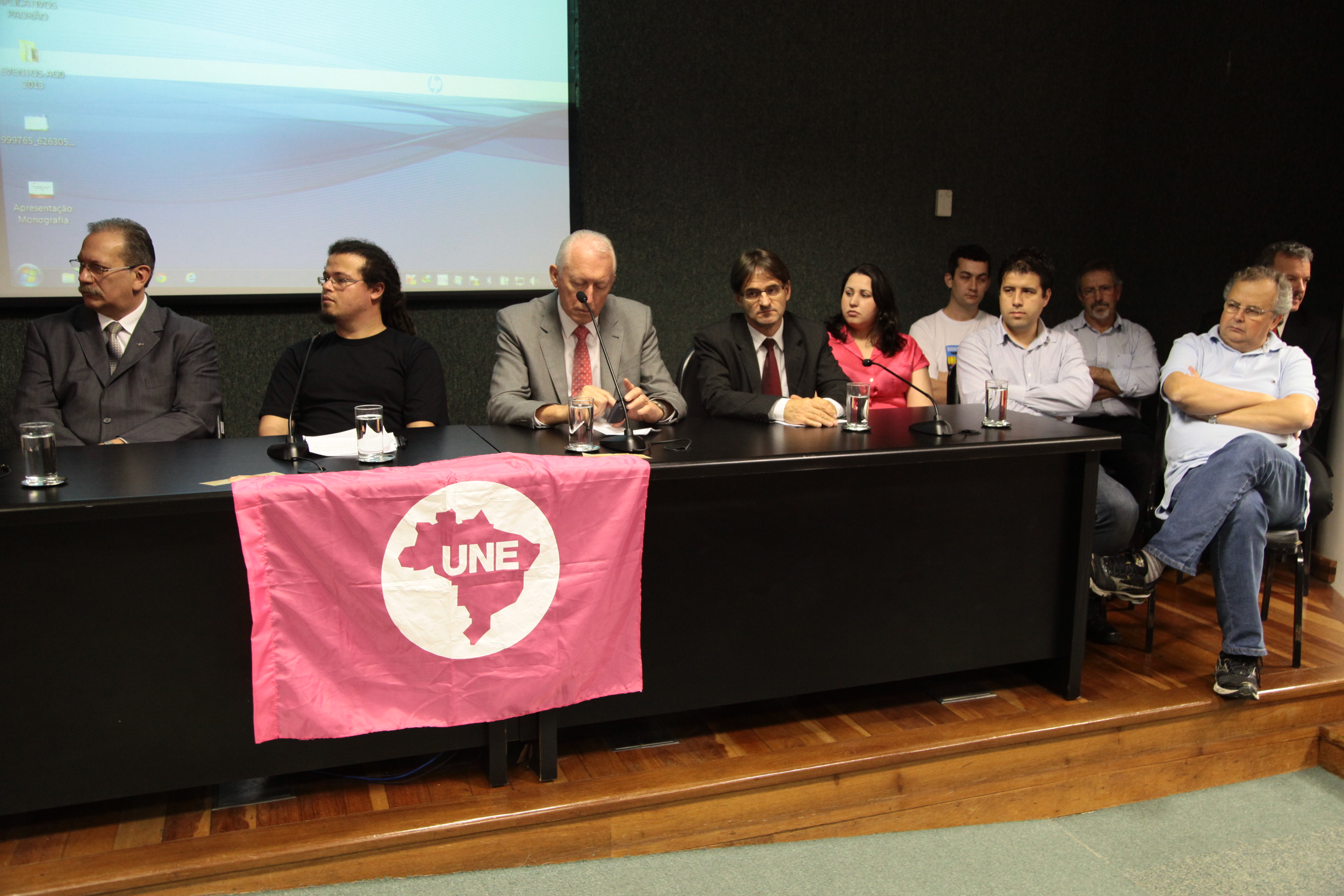 Nova Direção da União Catarinense de Estudantes - UCE/SC. Foto: Miriam Zomer/Agência AL