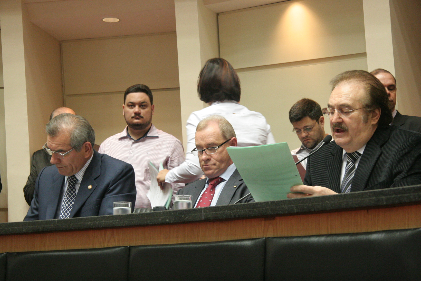 Reunião da Comissão de Constituição e Justiça. Foto: Eduardo Guedes de Oliveira/Agência AL
