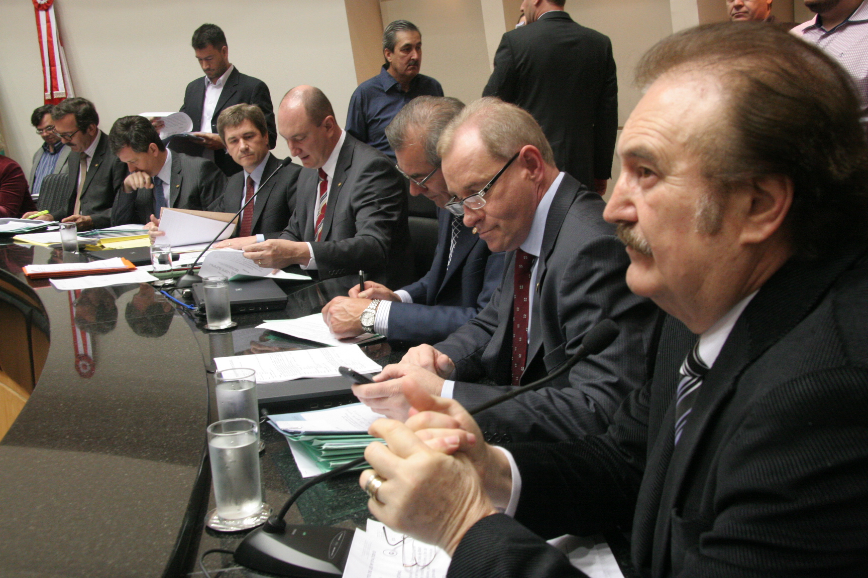 Reunião da Comissão de Constituição e Justiça. Foto: Eduardo Guedes de Oliveira/Agência AL