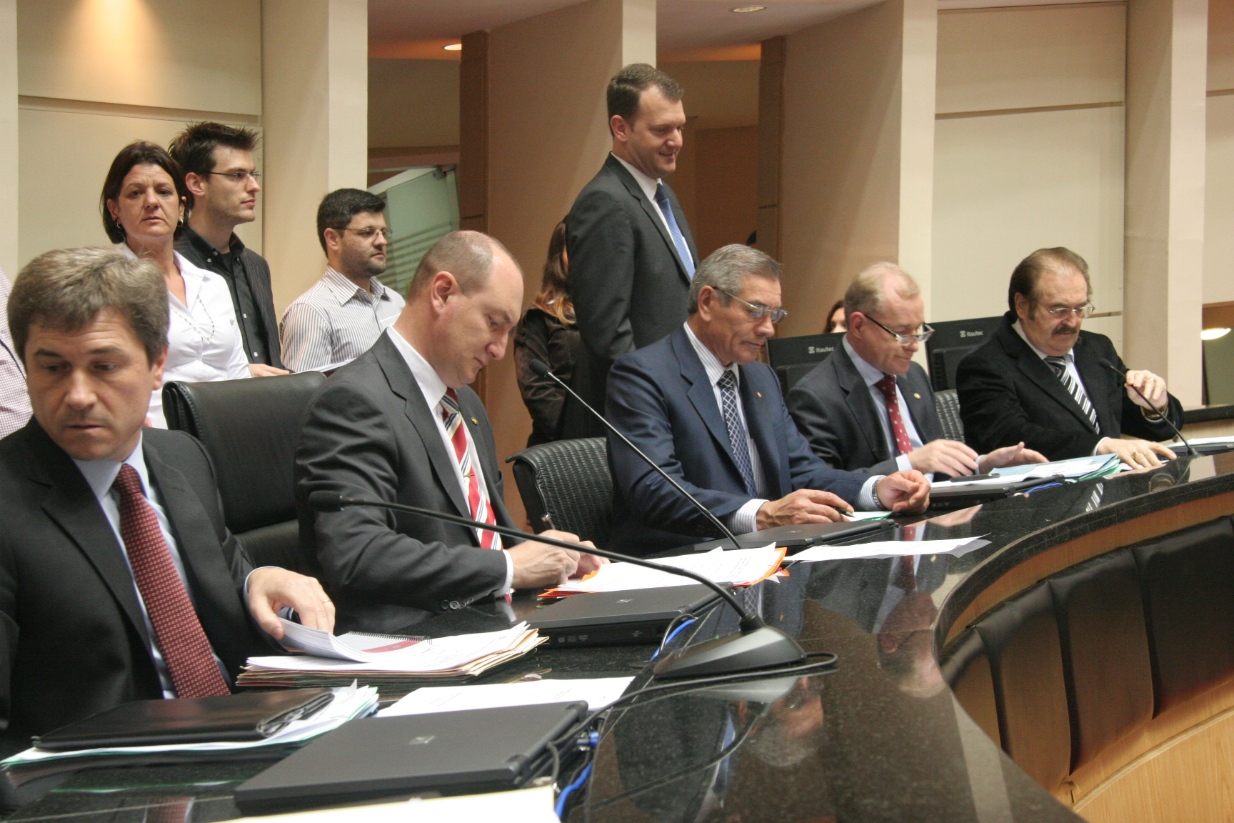 Reunião da Comissão de Constituição e Justiça. Foto: Eduardo Guedes de Oliveira/Agência AL