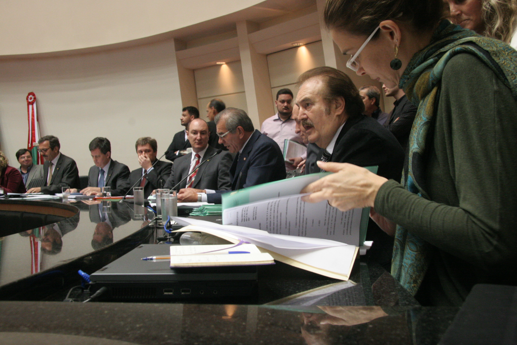 Reunião da Comissão de Constituição e Justiça. Foto: Eduardo Guedes de Oliveira/Agência AL