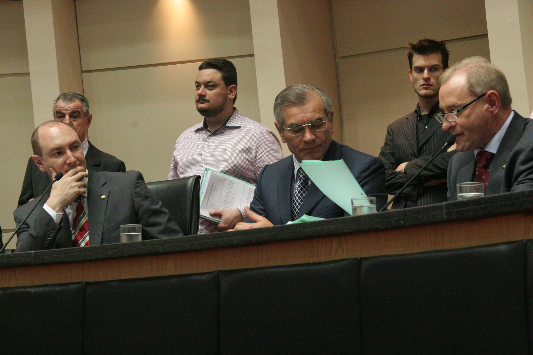 Reunião da Comissão de Constituição e Justiça. Foto: Eduardo Guedes de Oliveira/Agência AL