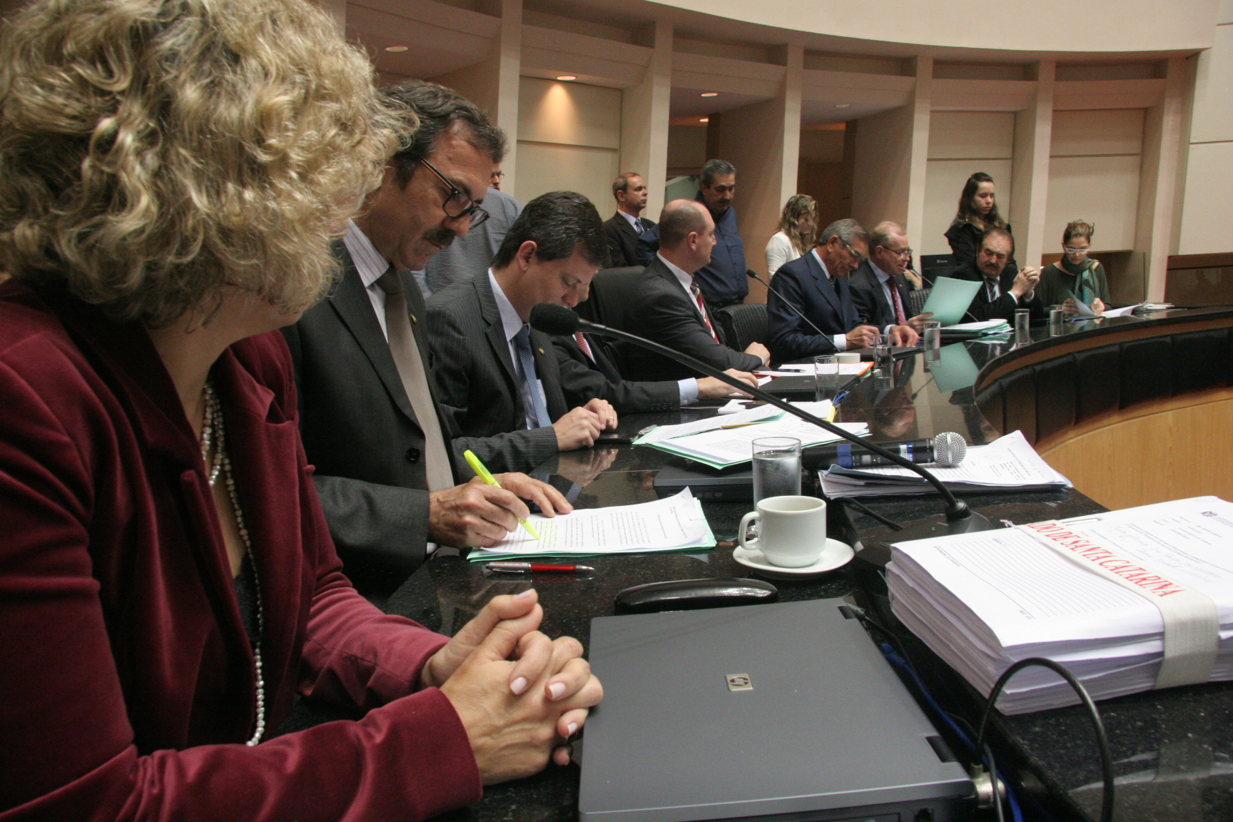 Reunião da Comissão de Constituição e Justiça. Foto: Eduardo Guedes de Oliveira/Agência AL