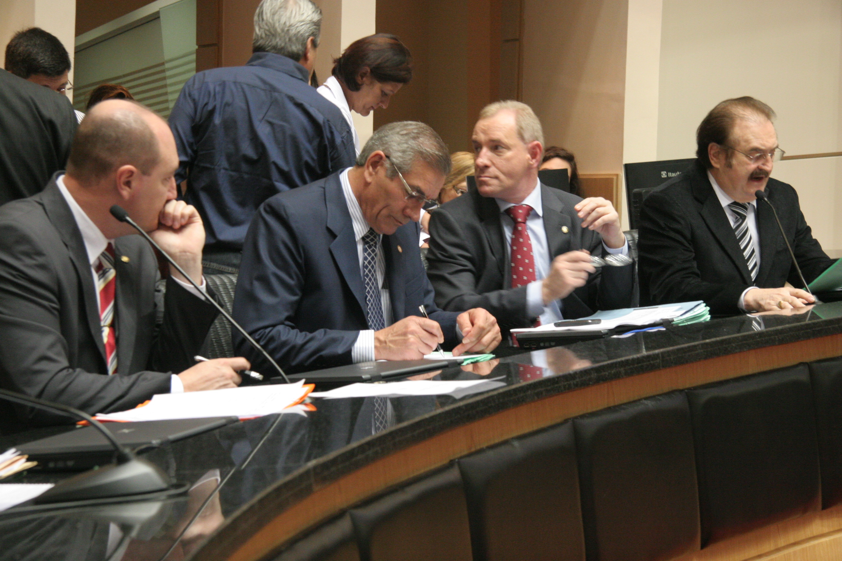 Reunião da Comissão de Constituição e Justiça. Foto: Eduardo Guedes de Oliveira/Agência AL