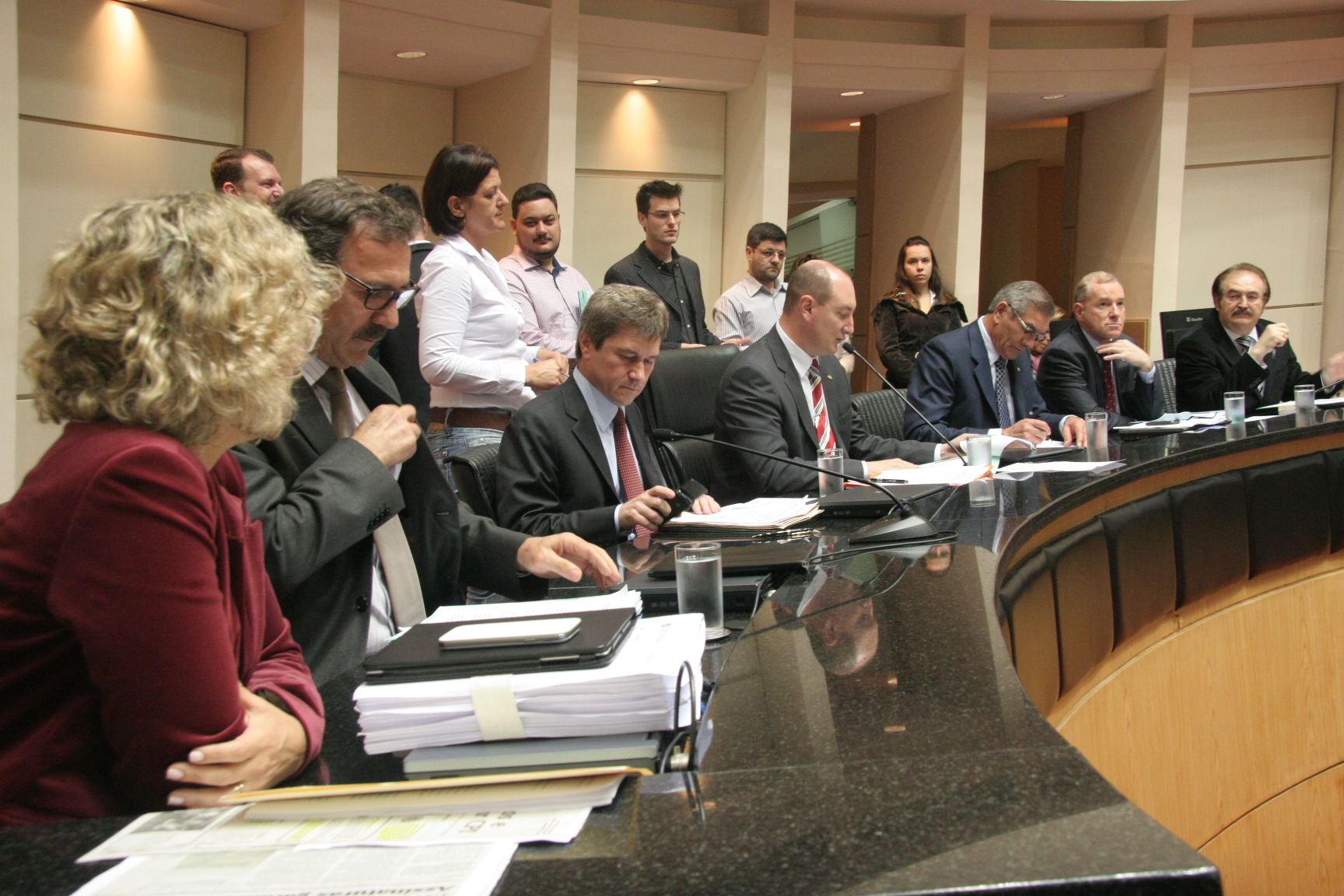 Reunião da Comissão de Constituição e Justiça. Foto: Eduardo Guedes de Oliveira/Agência AL