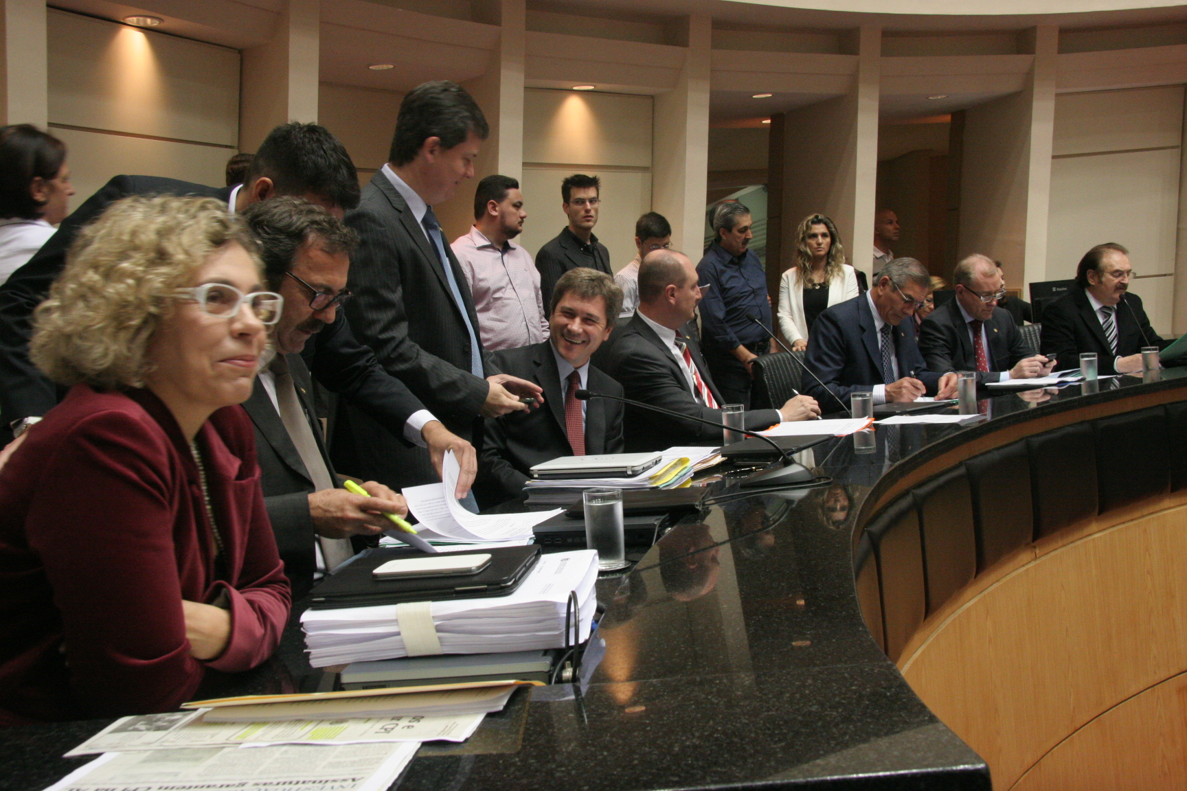 Reunião da Comissão de Constituição e Justiça. Foto: Eduardo Guedes de Oliveira/Agência AL