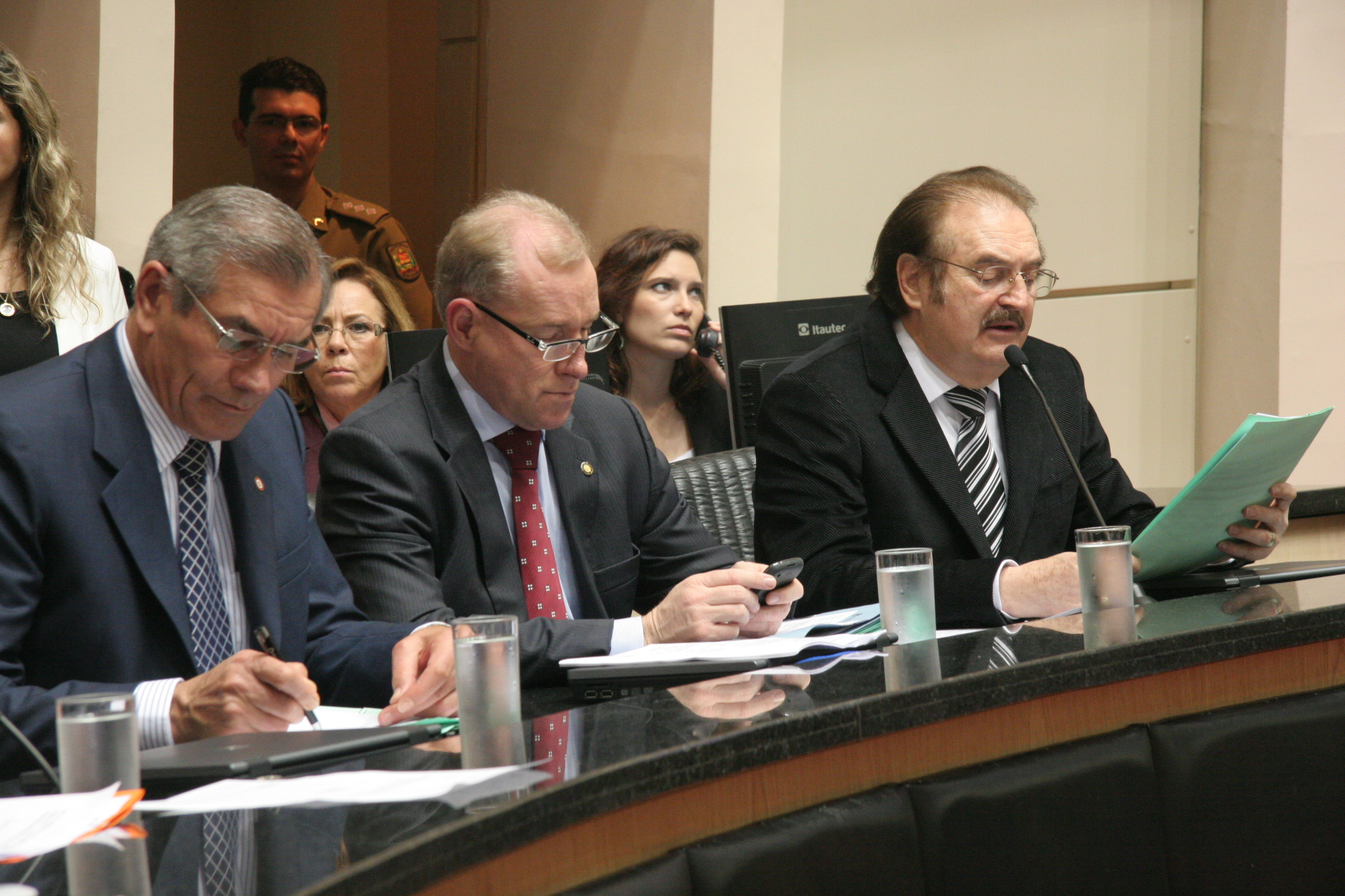 Reunião da Comissão de Constituição e Justiça. Foto: Eduardo Guedes de Oliveira/Agência AL