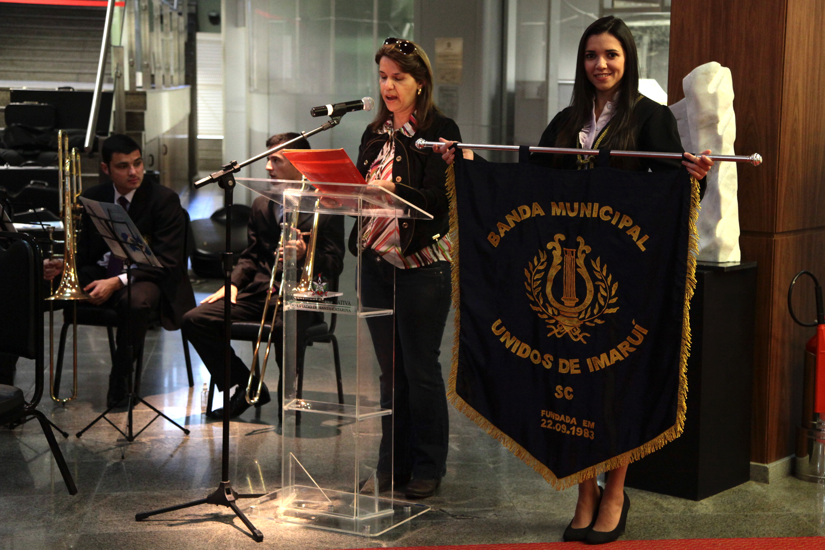 Apresentação da Banda Municipal Unidos de Imaruí