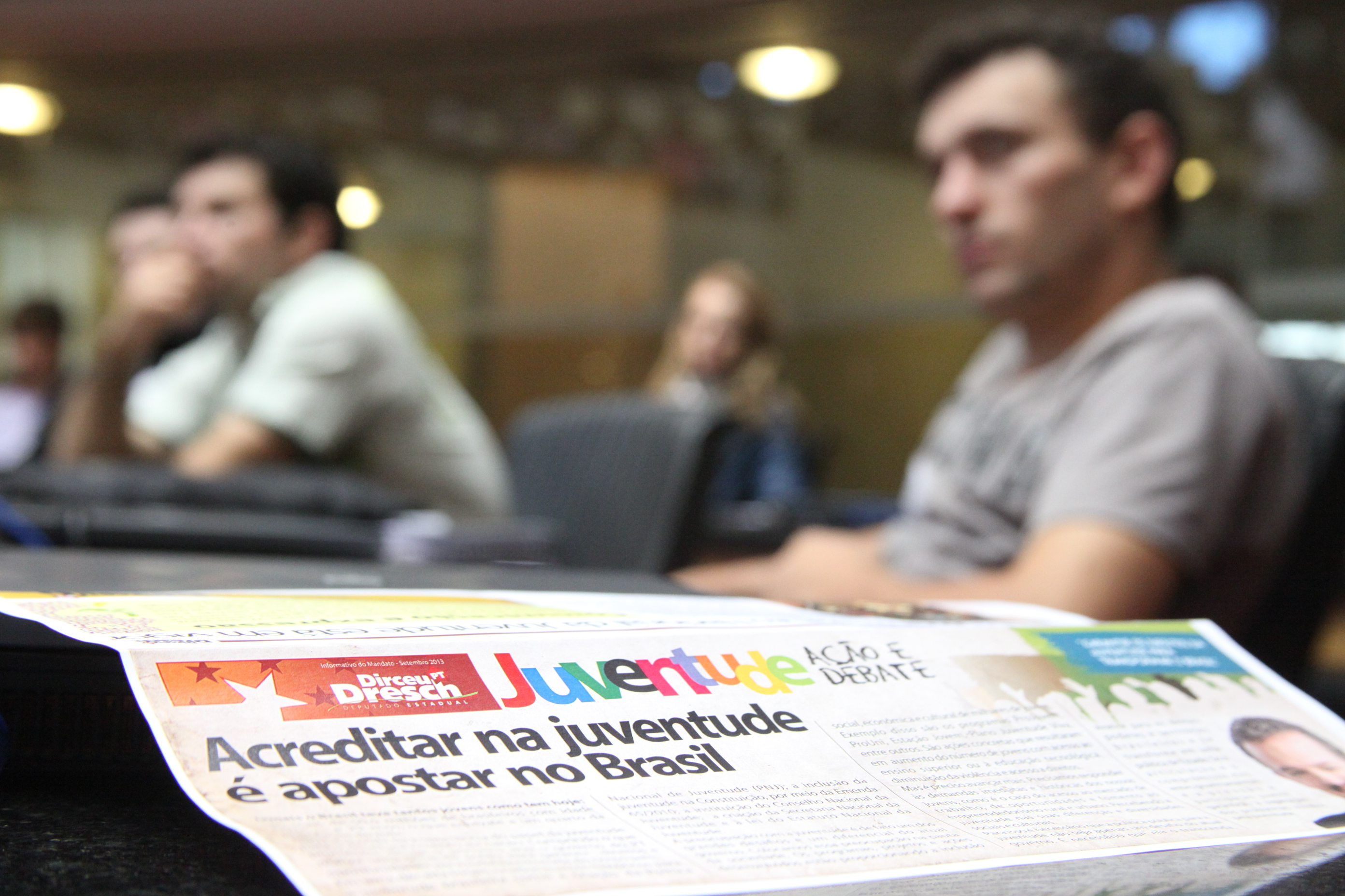 Comissão de Direitos Humanos promove audiência pública para debater o Estatuto Nacional da Juventude. Foto: Fábio Queiroz/Agência AL
