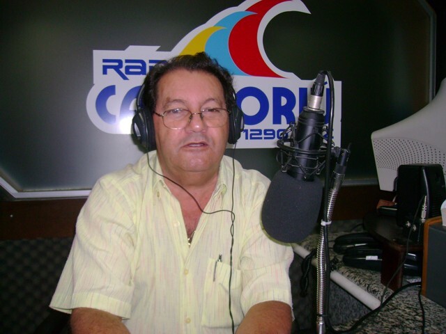 Dado Cherem responde pergunta do jornalista Nenito Costa, da Rádio Camboriú