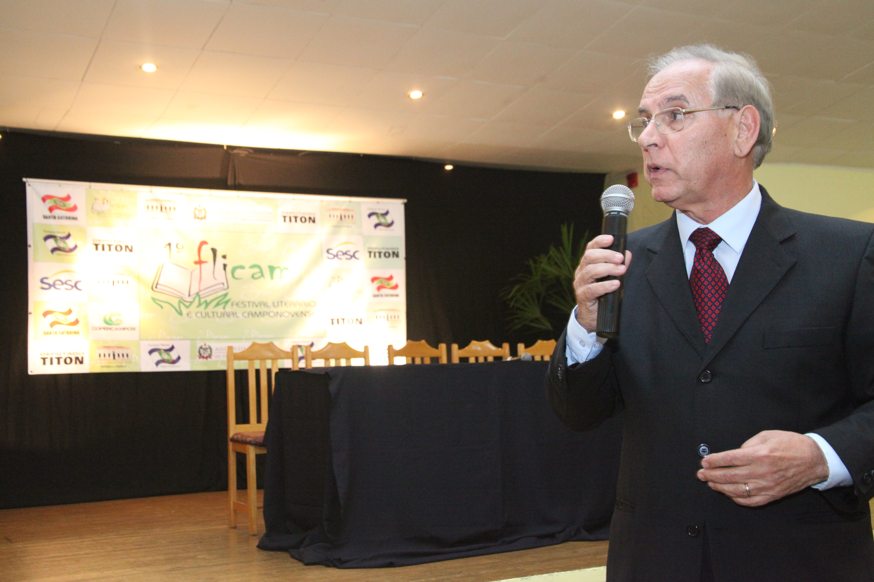 1° Festival Literário e Cultural Camponovense. Foto: Fábio Queiroz/Agência Alesc