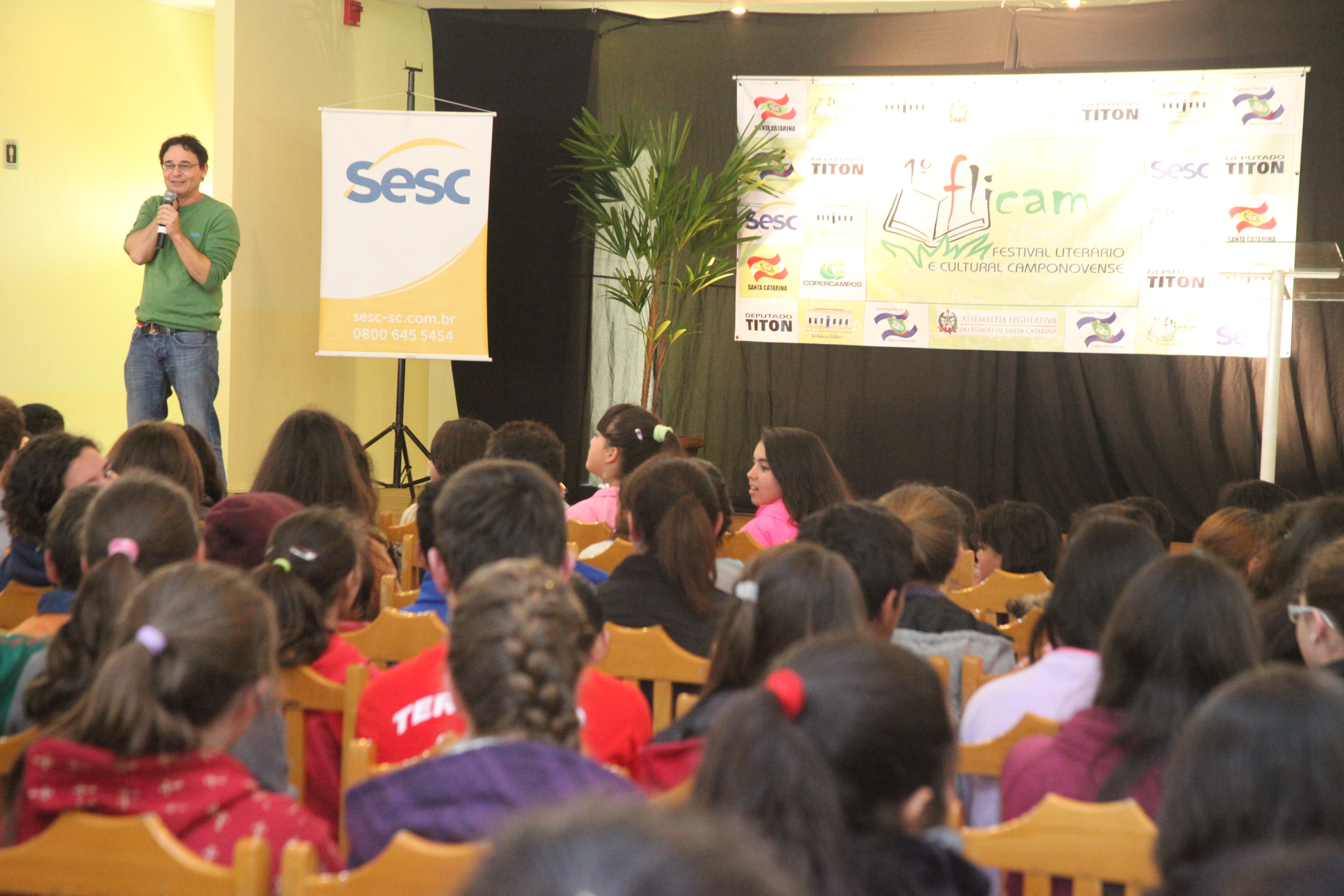 1° Festival Literário e Cultural Camponovense. Foto: Fábio Queiroz/Agência Alesc